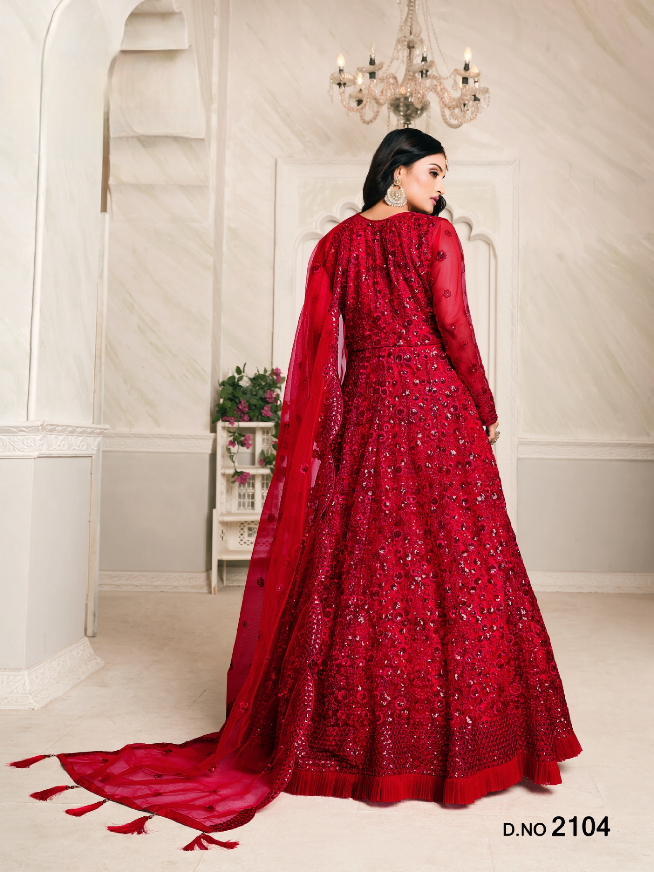 Mystic Grace Embroidered Gown LXGW0007