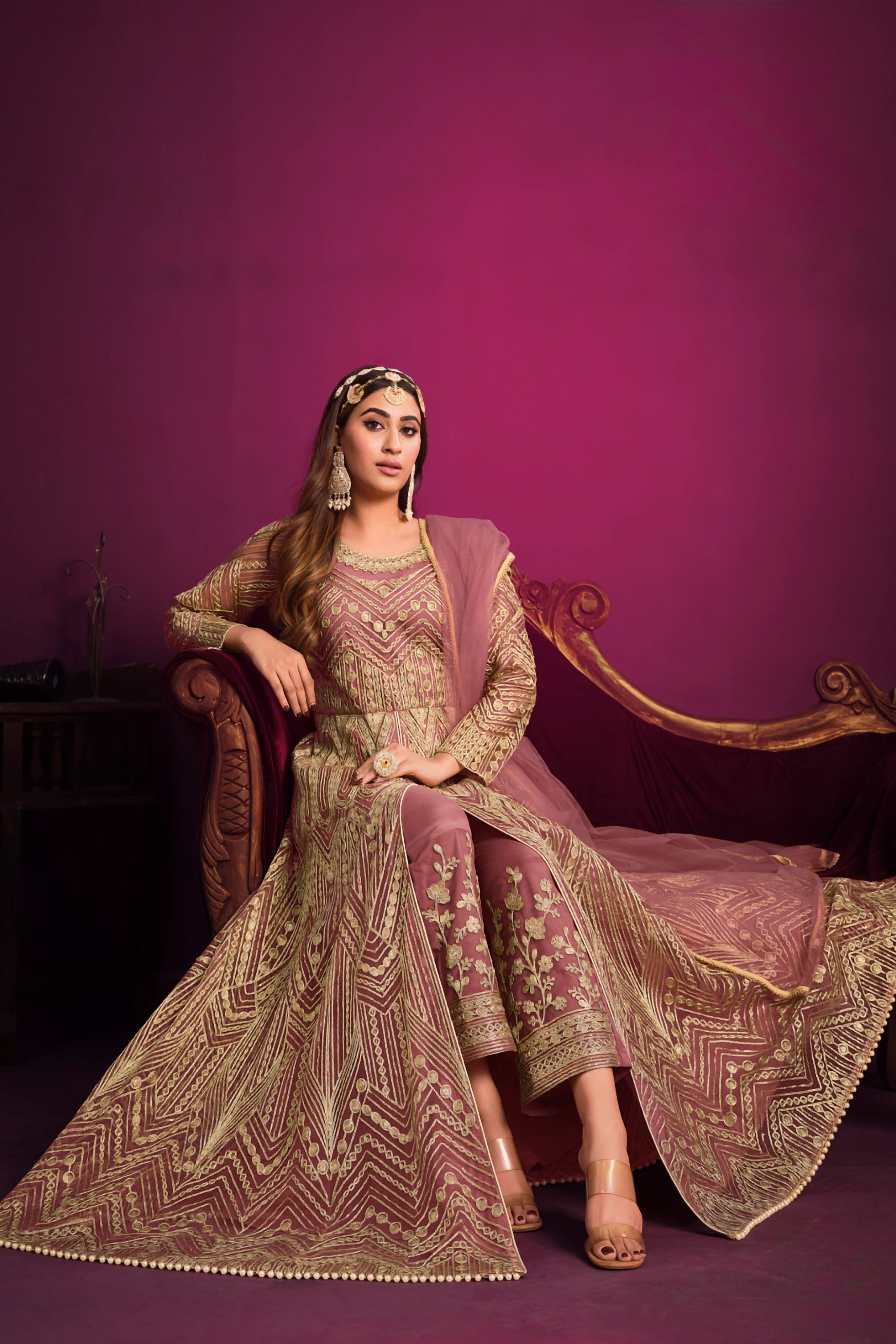 Embroidered Designer Gown LXGW0015