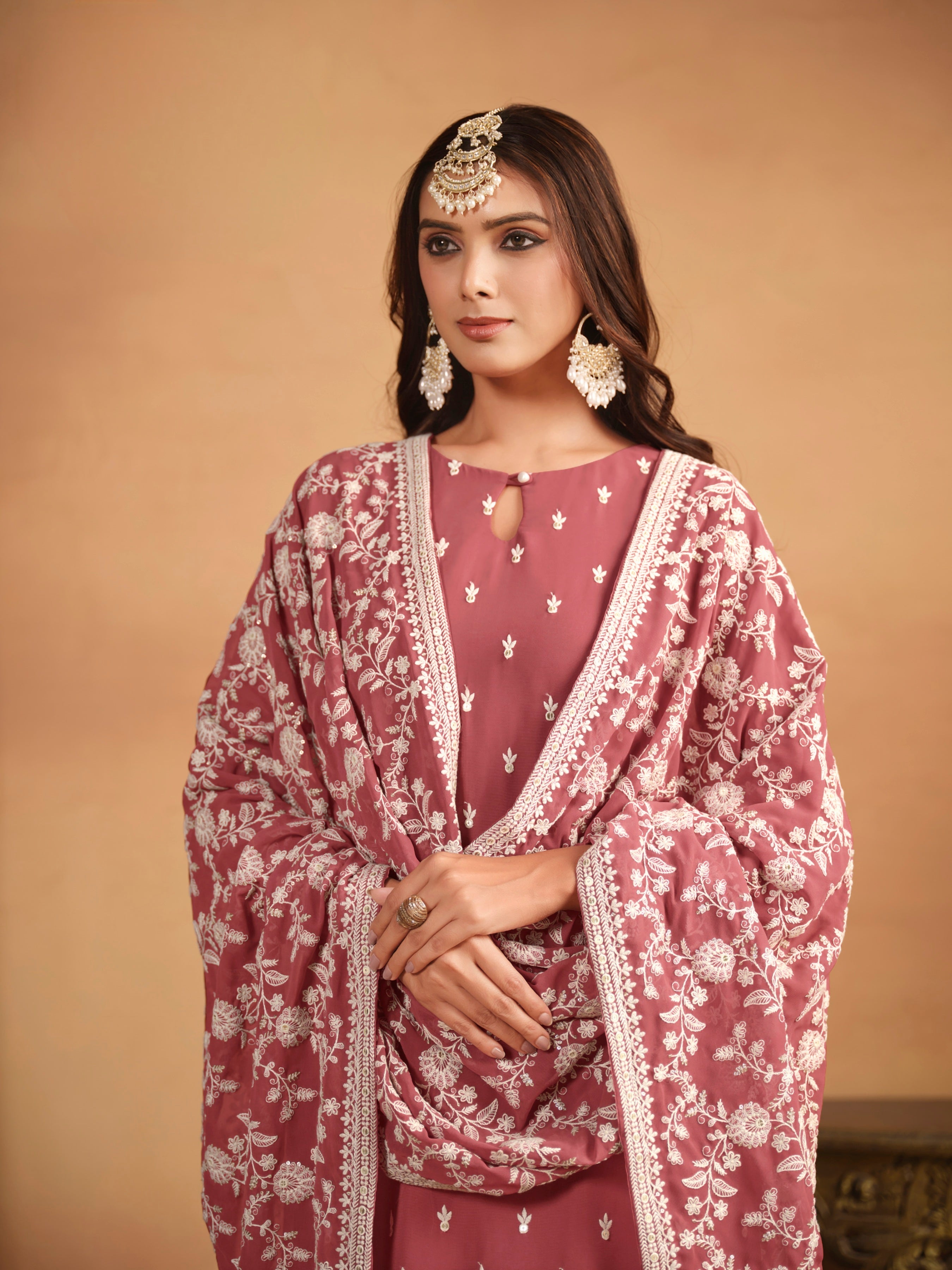 Flowy Faux Georgette Suit EAST0023