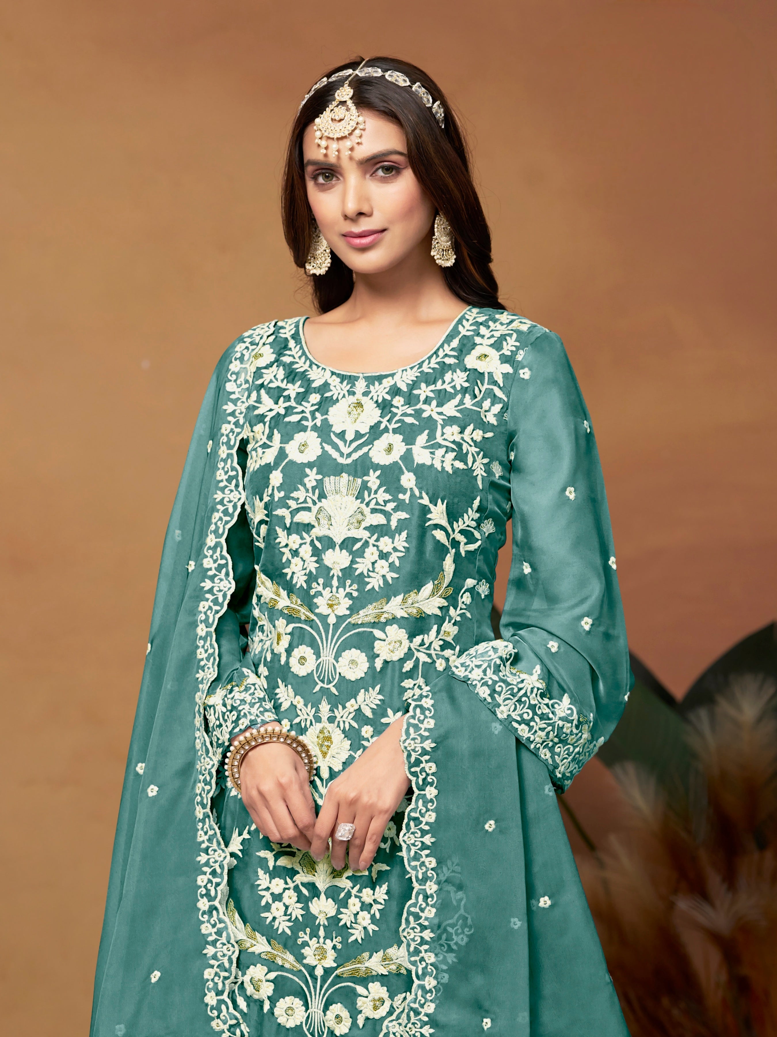 ROMAN SILK DESIGNER SUIT EAST0020