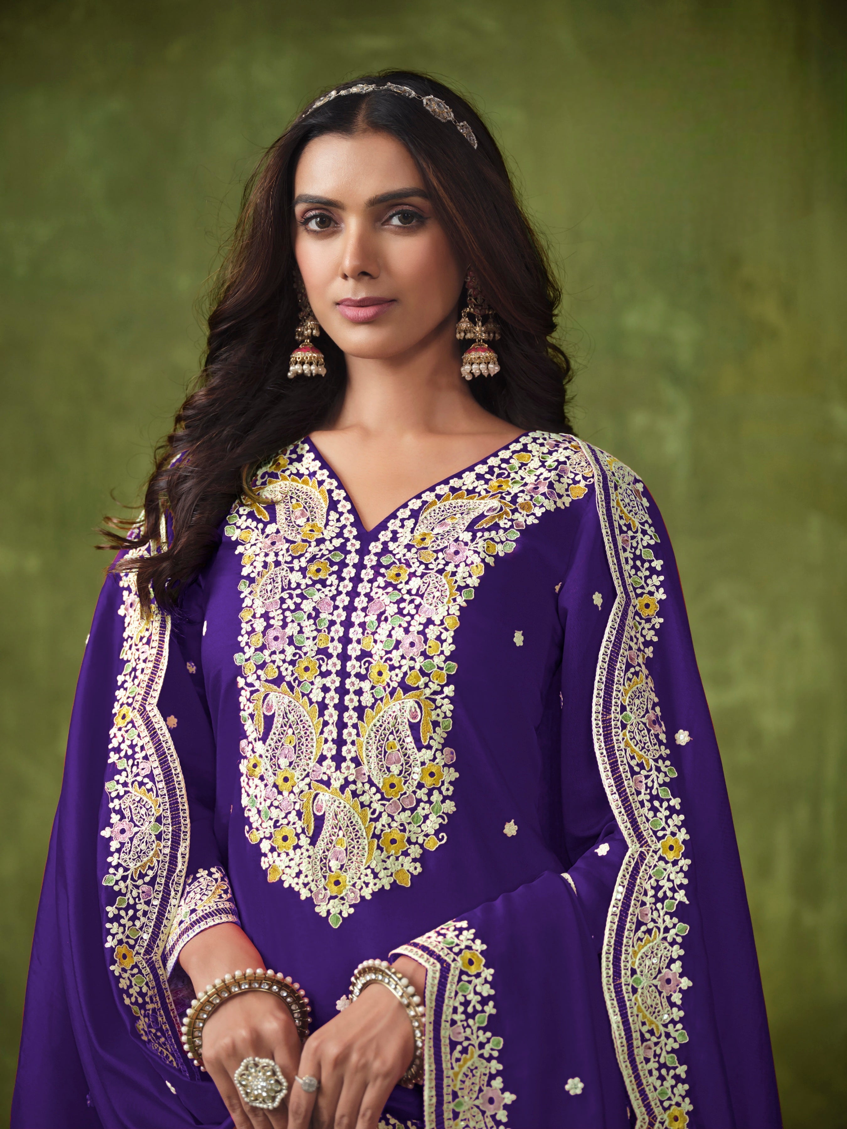 Roman Silk Suit Set for Women EAST0019