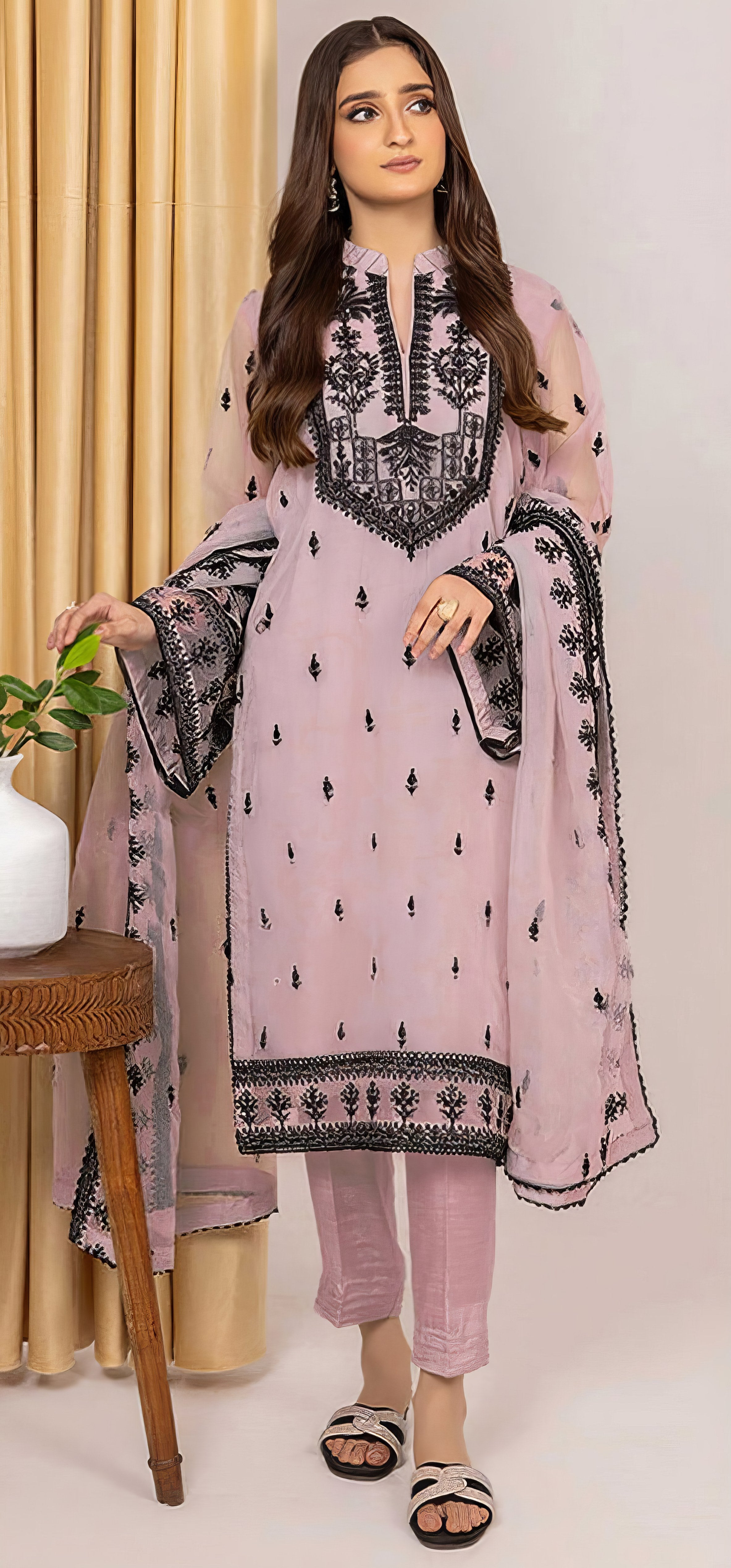 Organza Bloom Premium Suit LXST0033