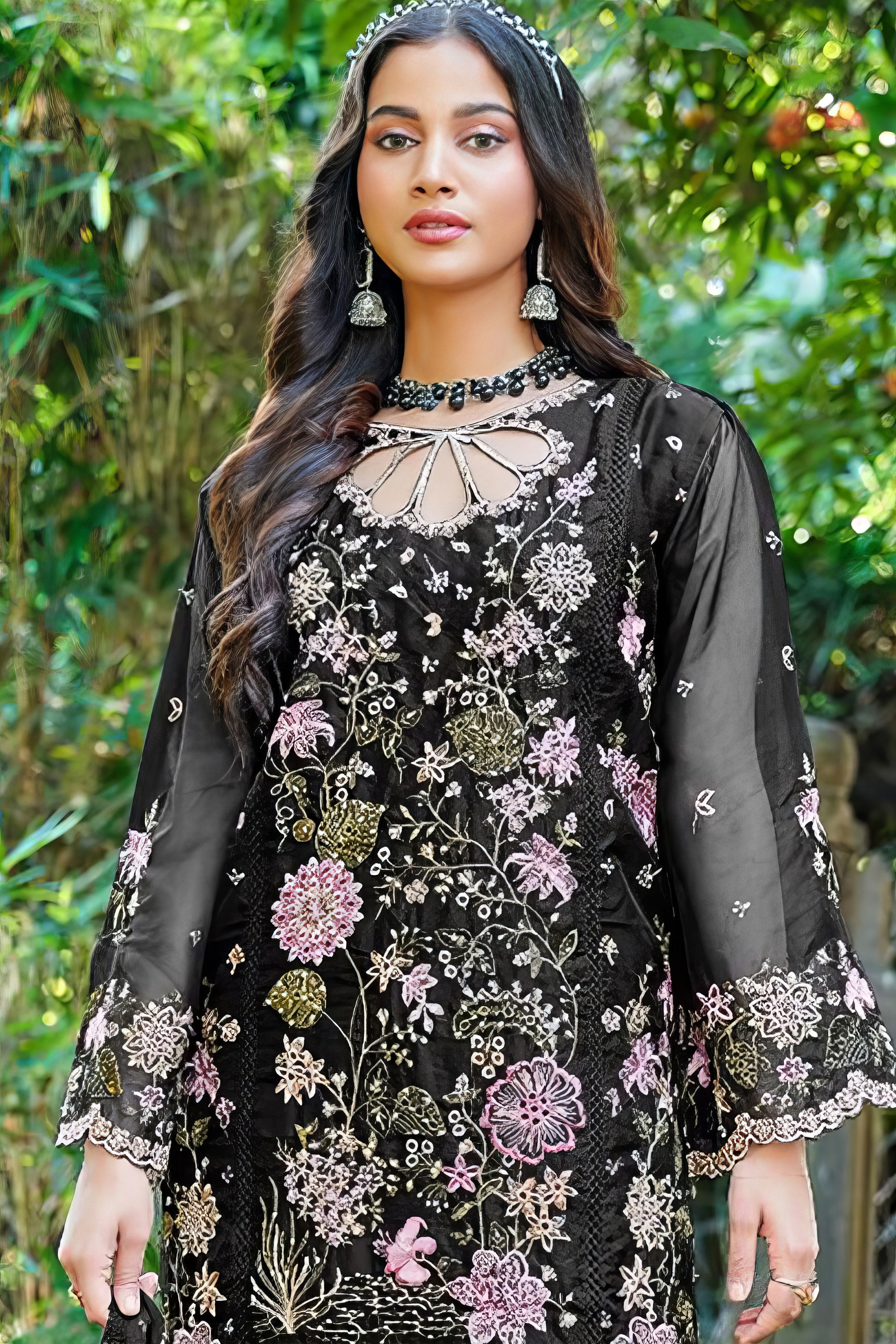 Organza Dream Embroidered Pakistani suit LXPK0035