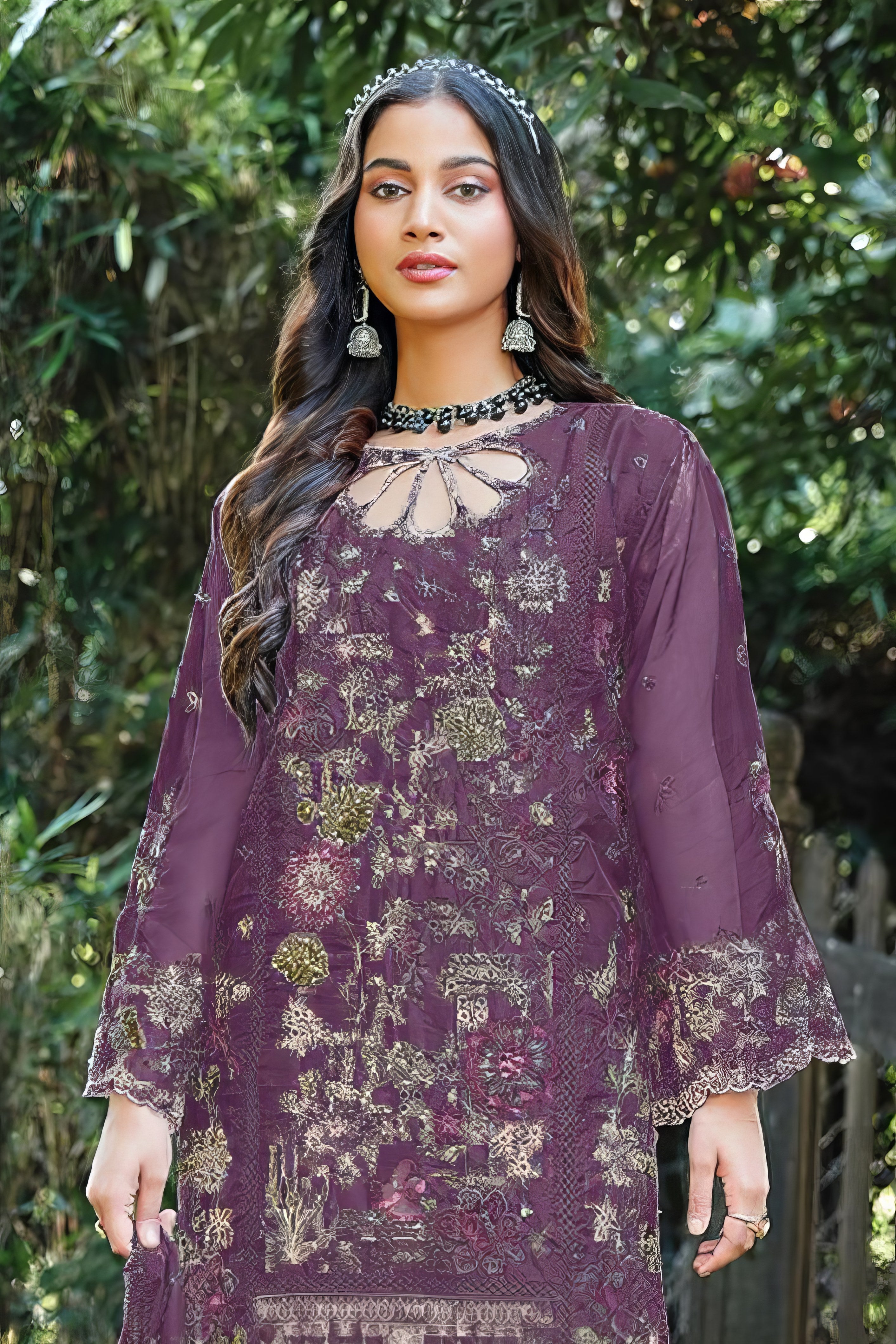 Organza Dream Embroidered Pakistani suit LXPK0035
