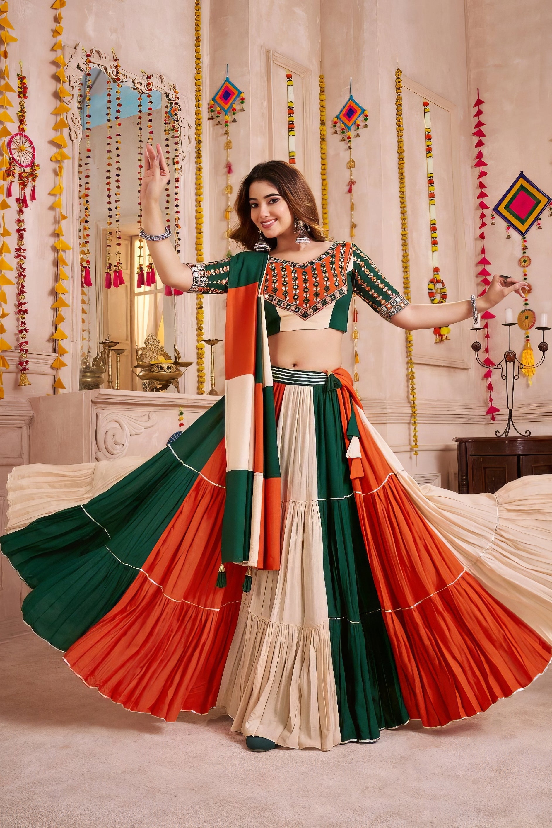 Raasroop Lehenga Set with Jacket NV0025