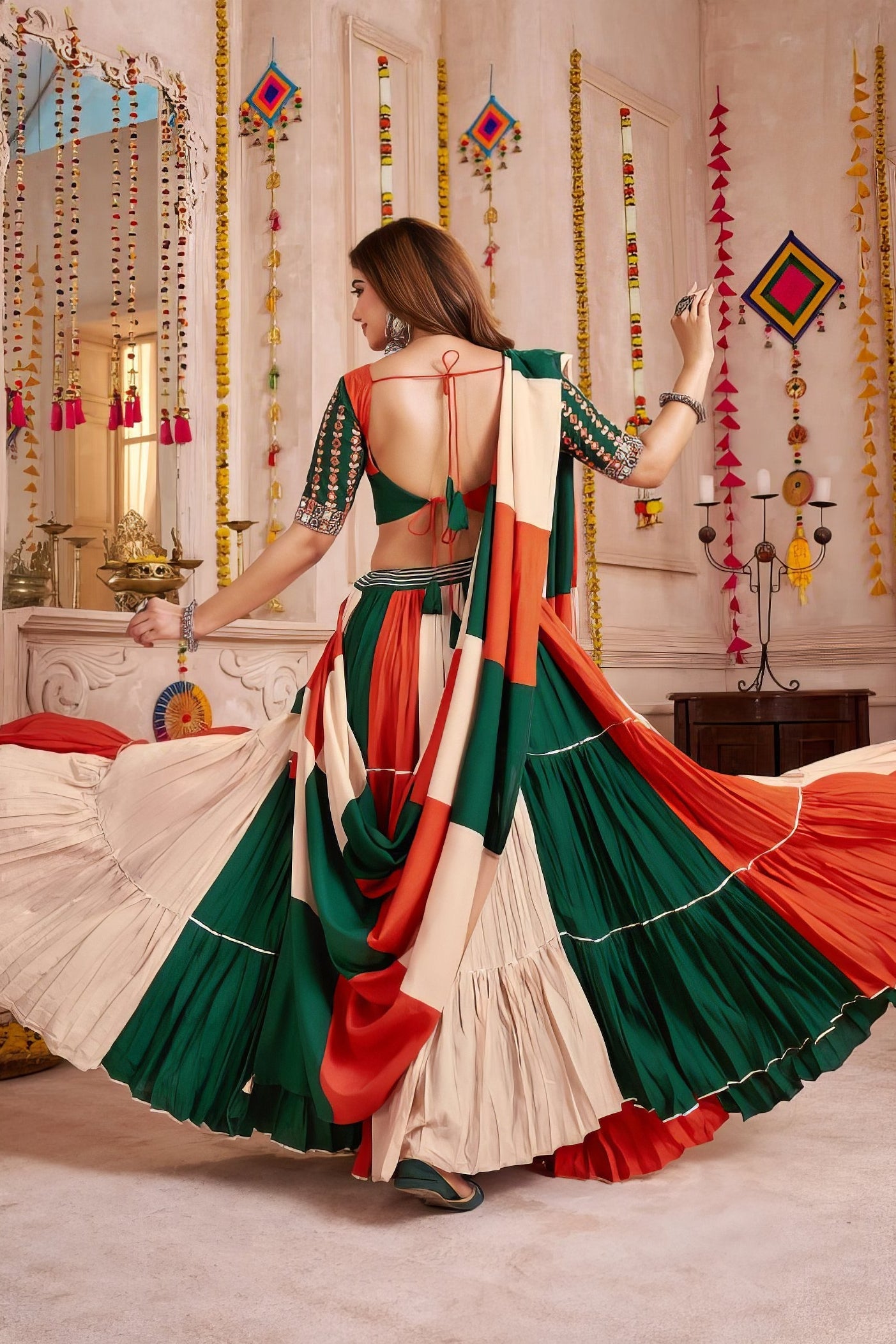 Raasroop Lehenga Set with Jacket NV0025