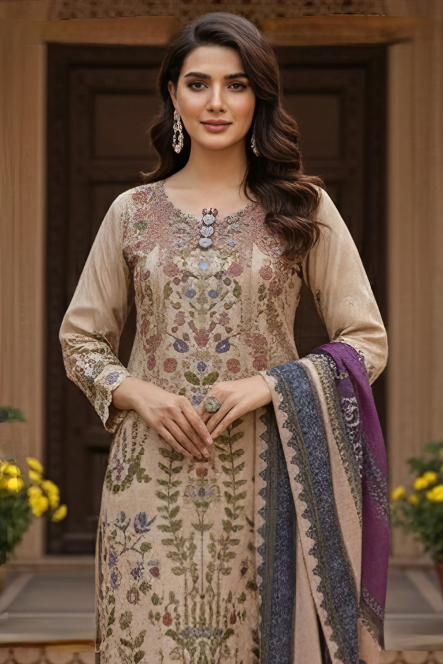 Rayon Bloom Pakistani Suit LXPK0102