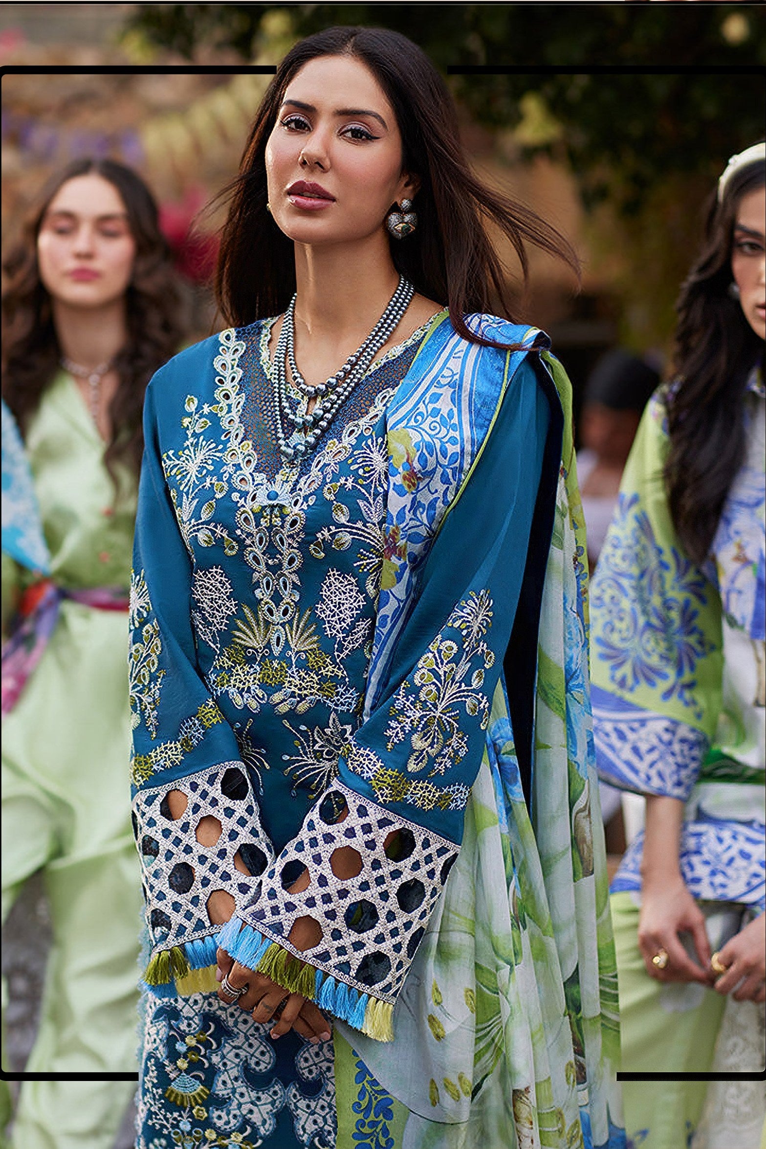 Brownic Grace Embroidered Pakistani suit LXPK0015