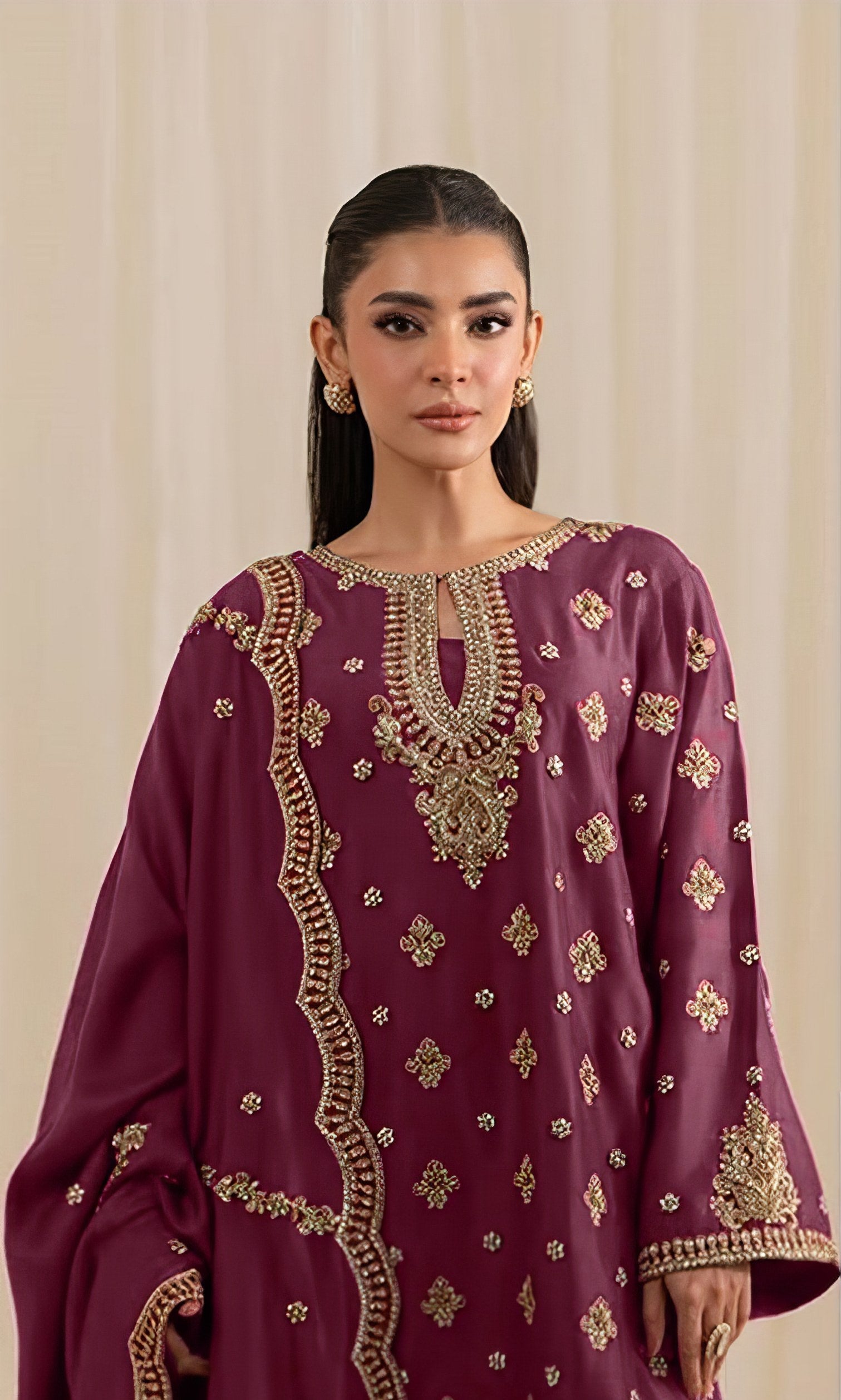 Chinon Charm Embroidered Pakistani suit LXPK0027