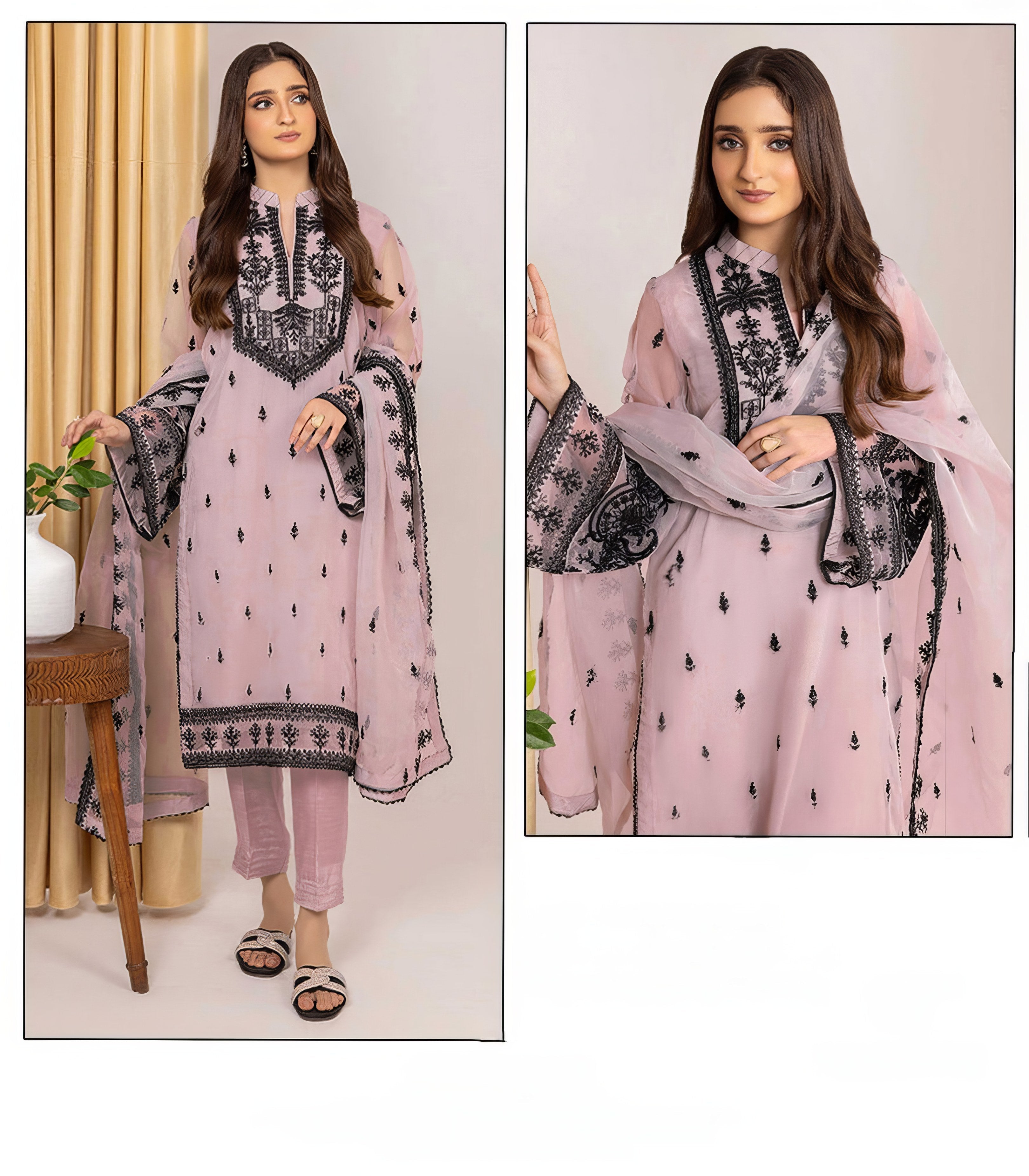 Organza Bloom Premium Suit LXST0033