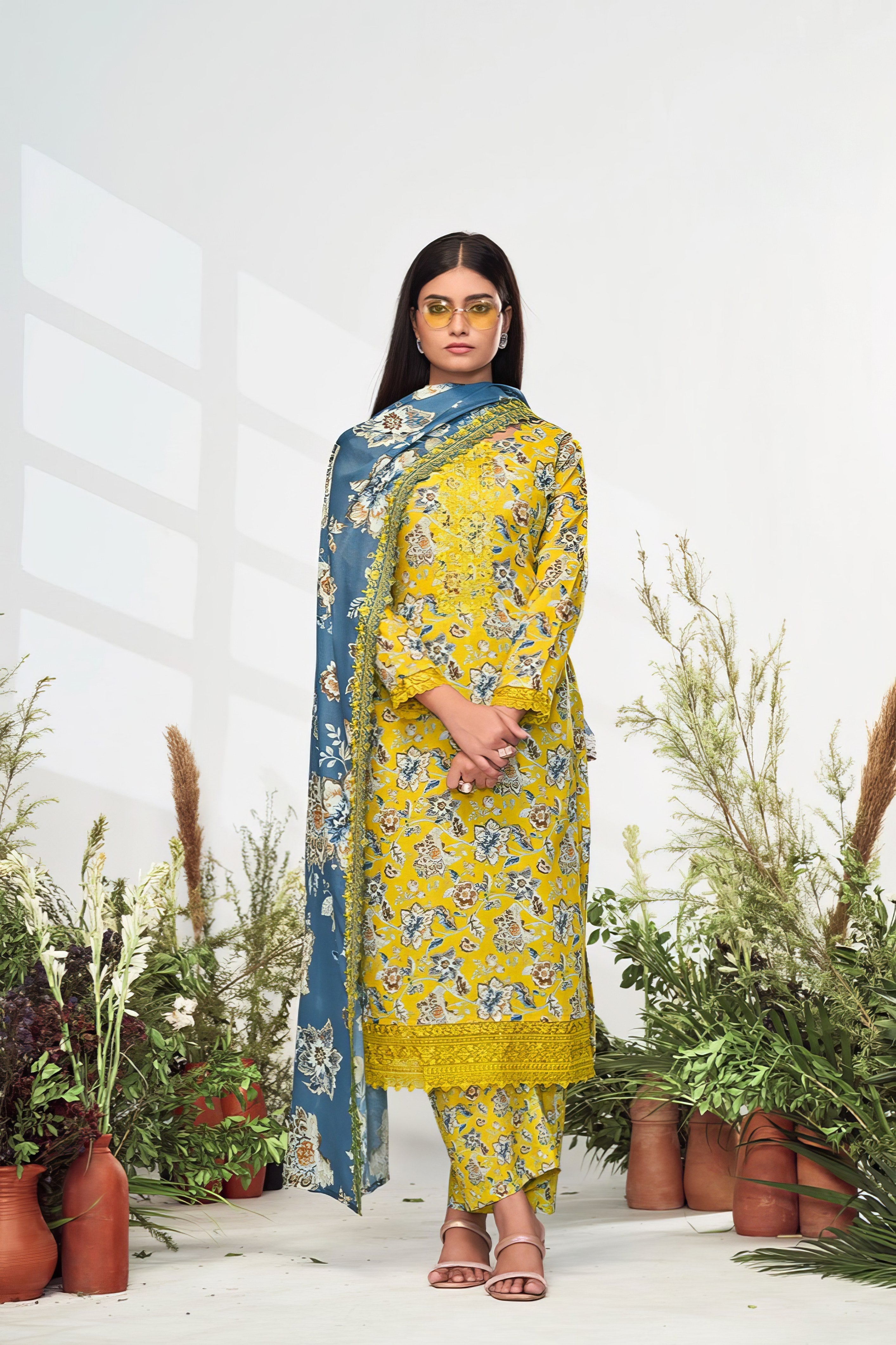 Pure Cotton Digital Printed Suit LXST0001