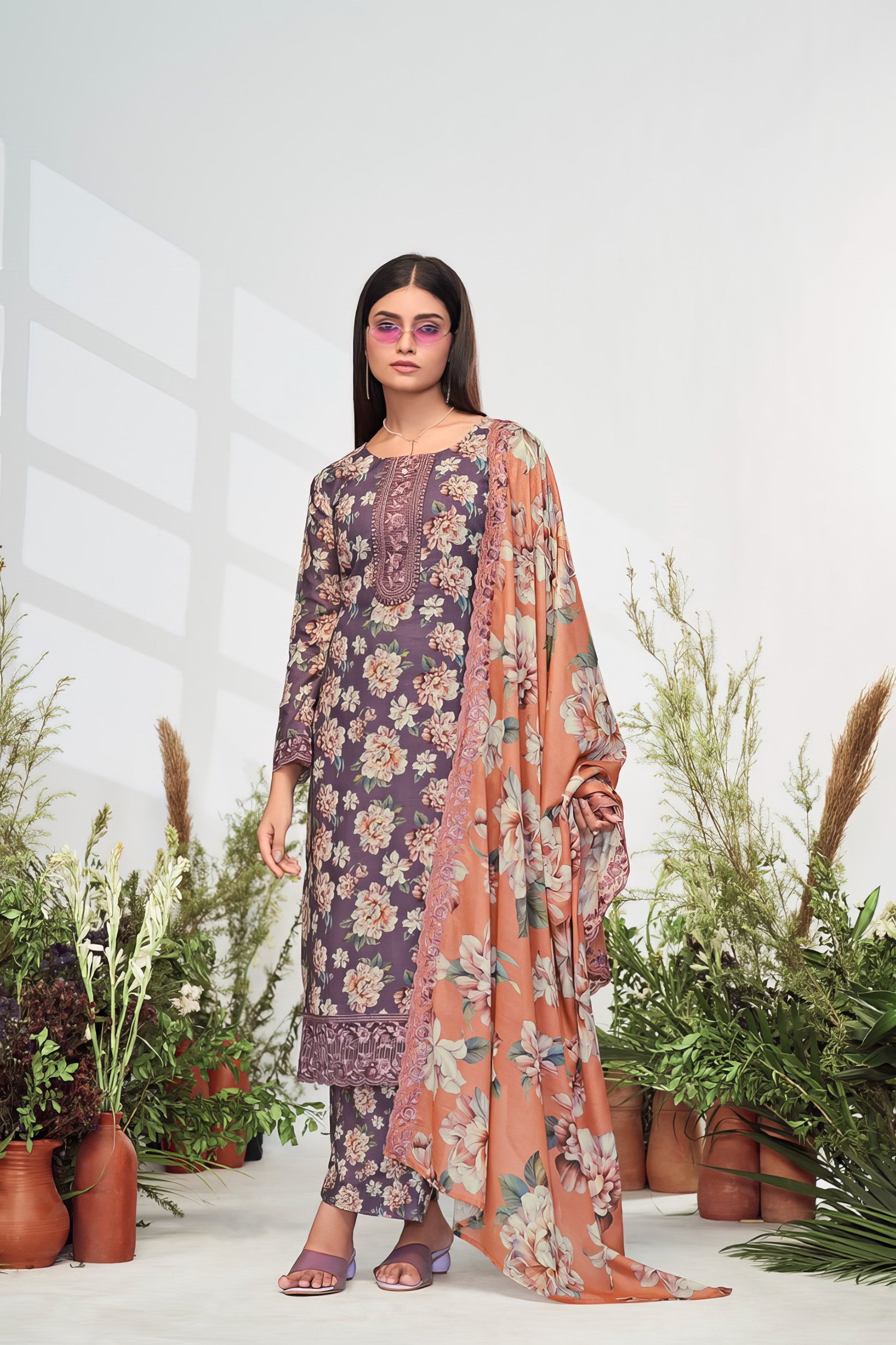 Pure Cotton Digital Printed Suit LXST0001