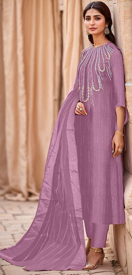 Lilac Luxe Ethnic Suit EAST0030