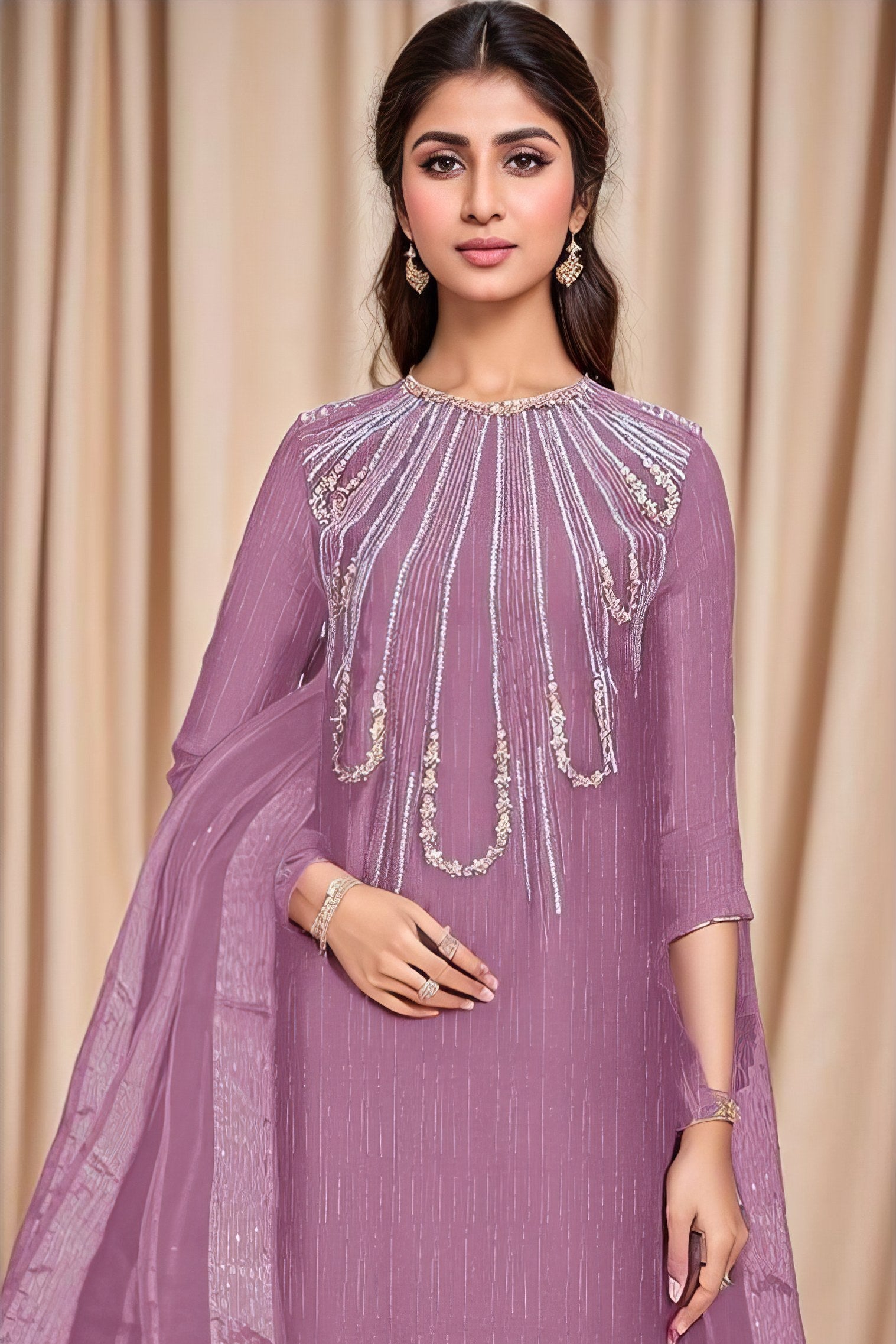 Lilac Luxe Ethnic Suit EAST0030
