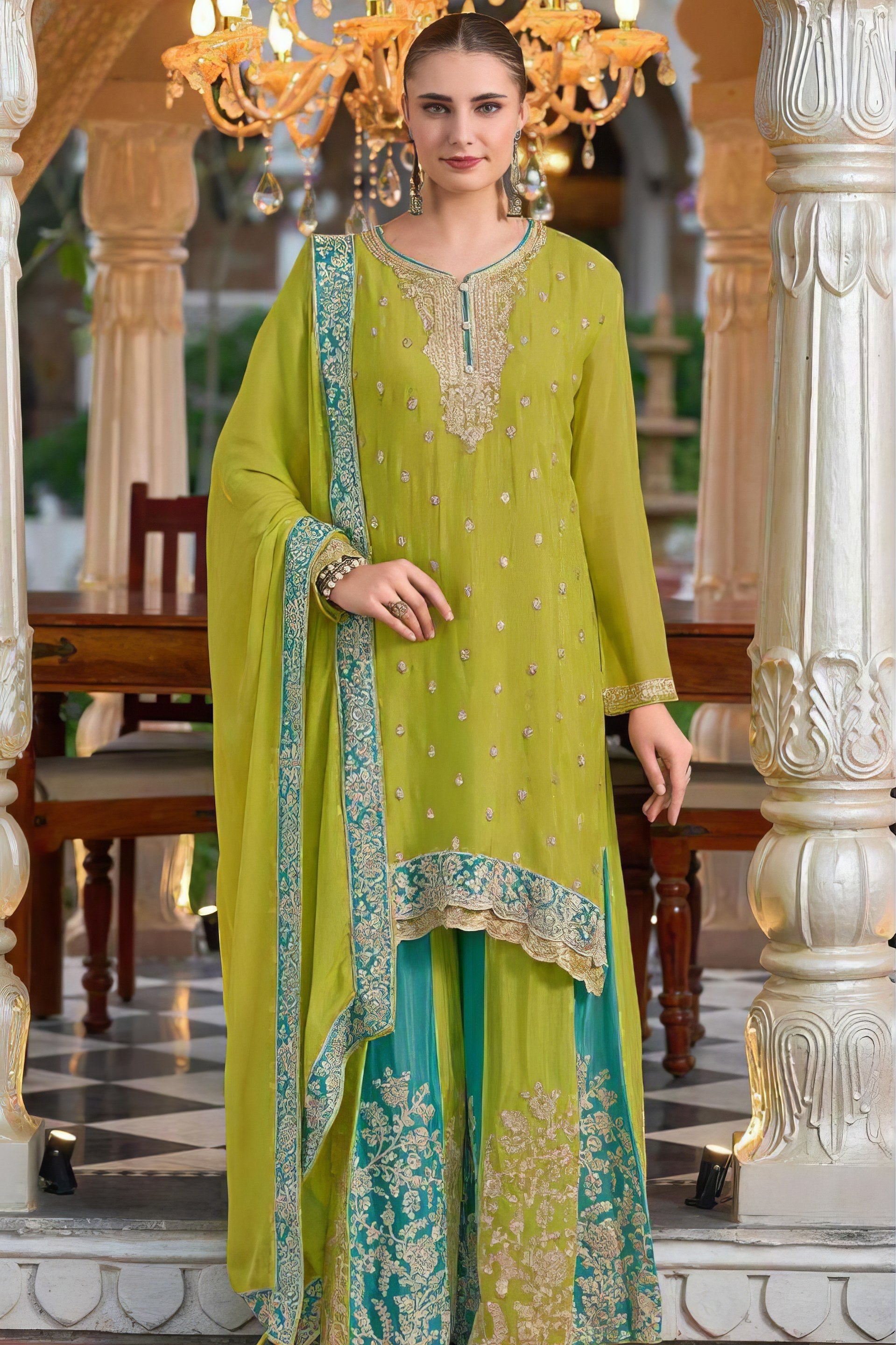 Tarseeli Sharara Suit LXSR0035