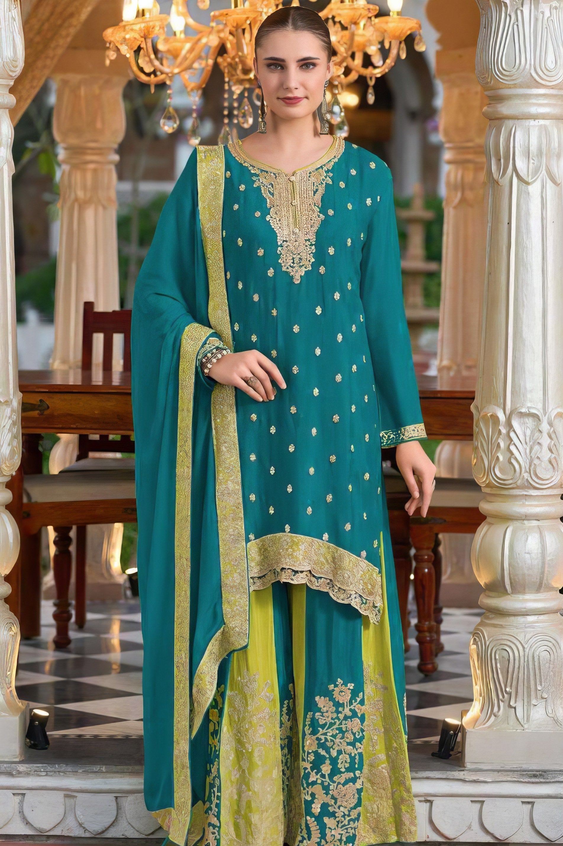 Tarseeli Sharara Suit LXSR0035