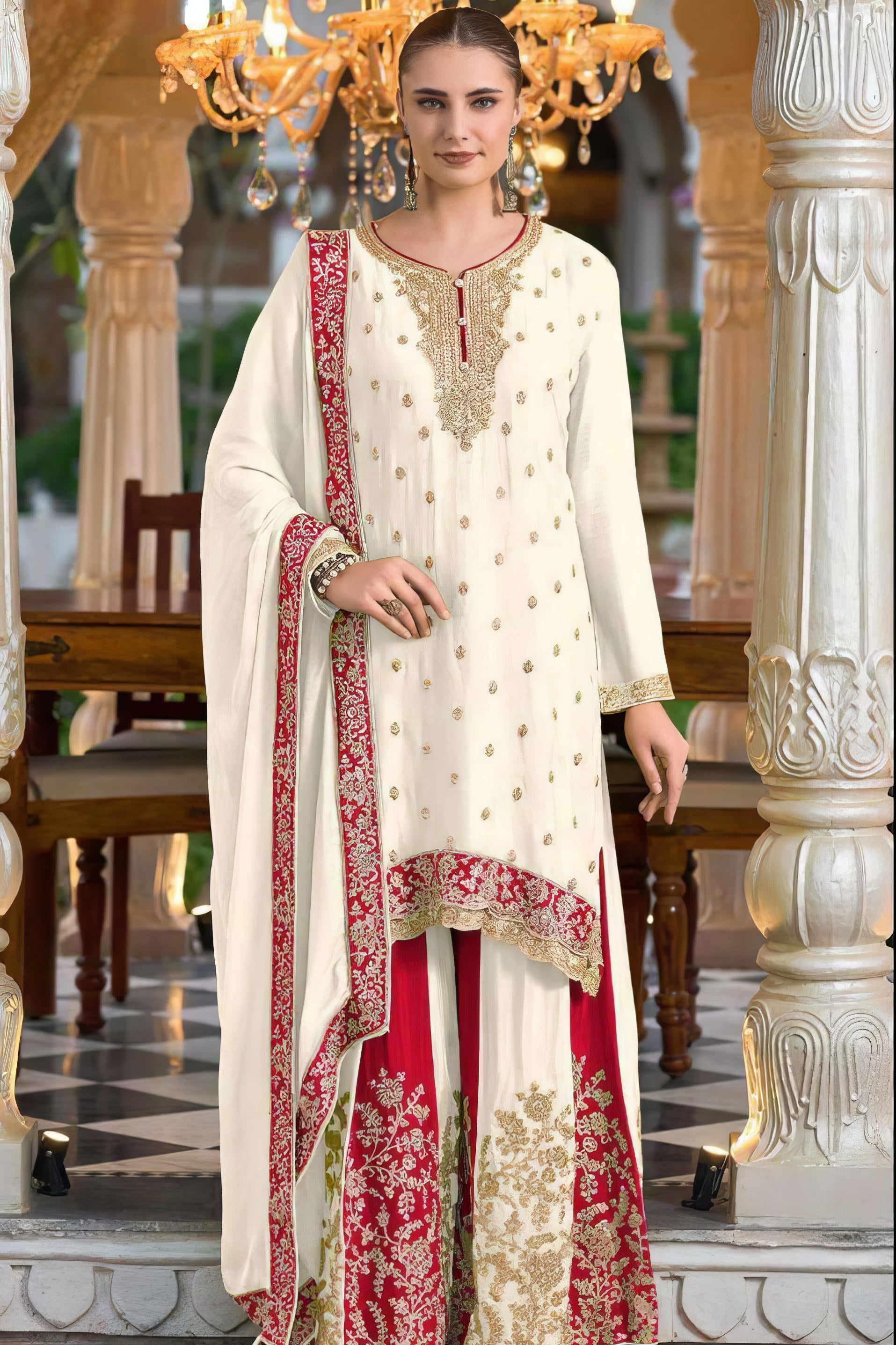 Tarseeli Sharara Suit LXSR0035