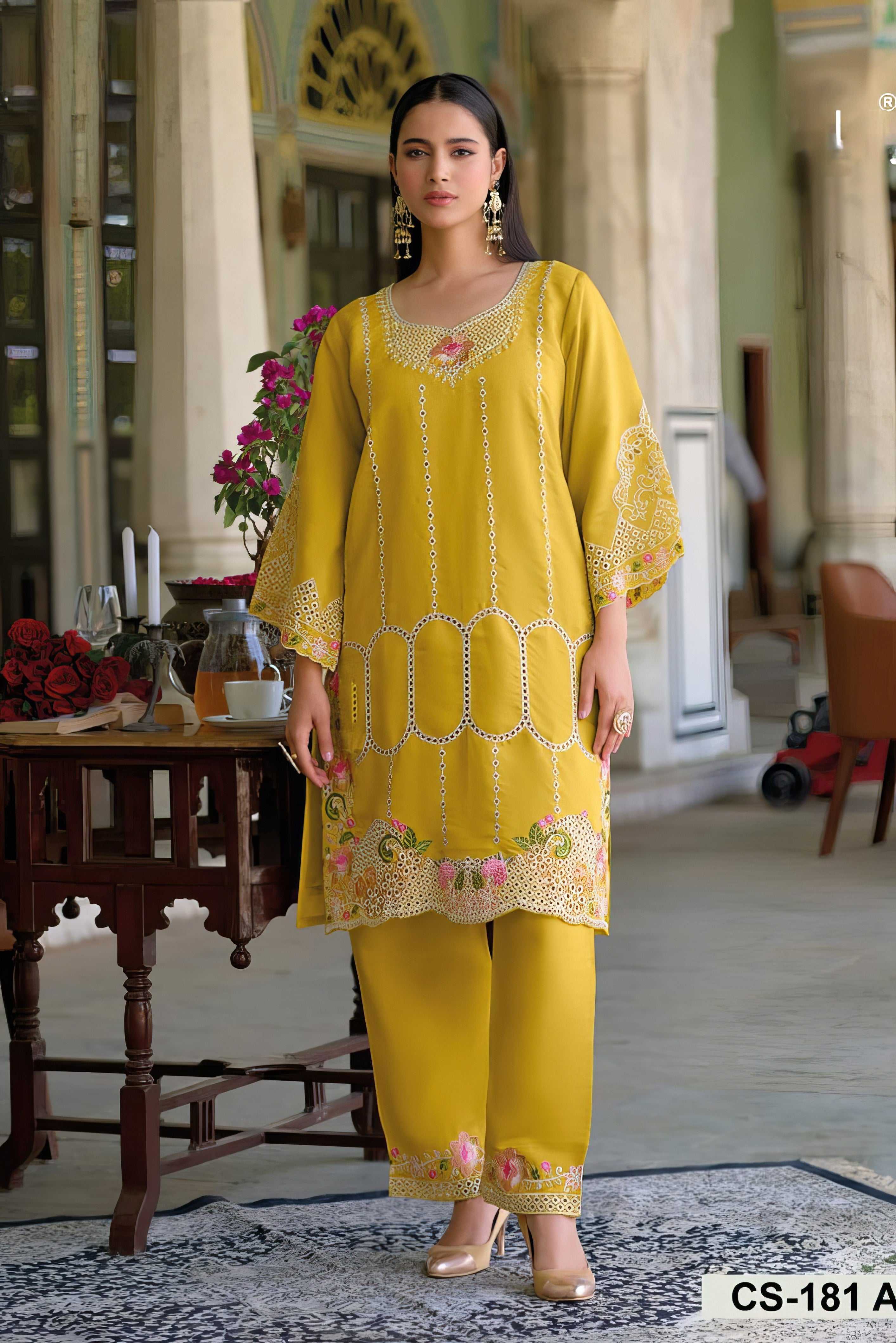Roman Silk Ethnic Suit EAST0036