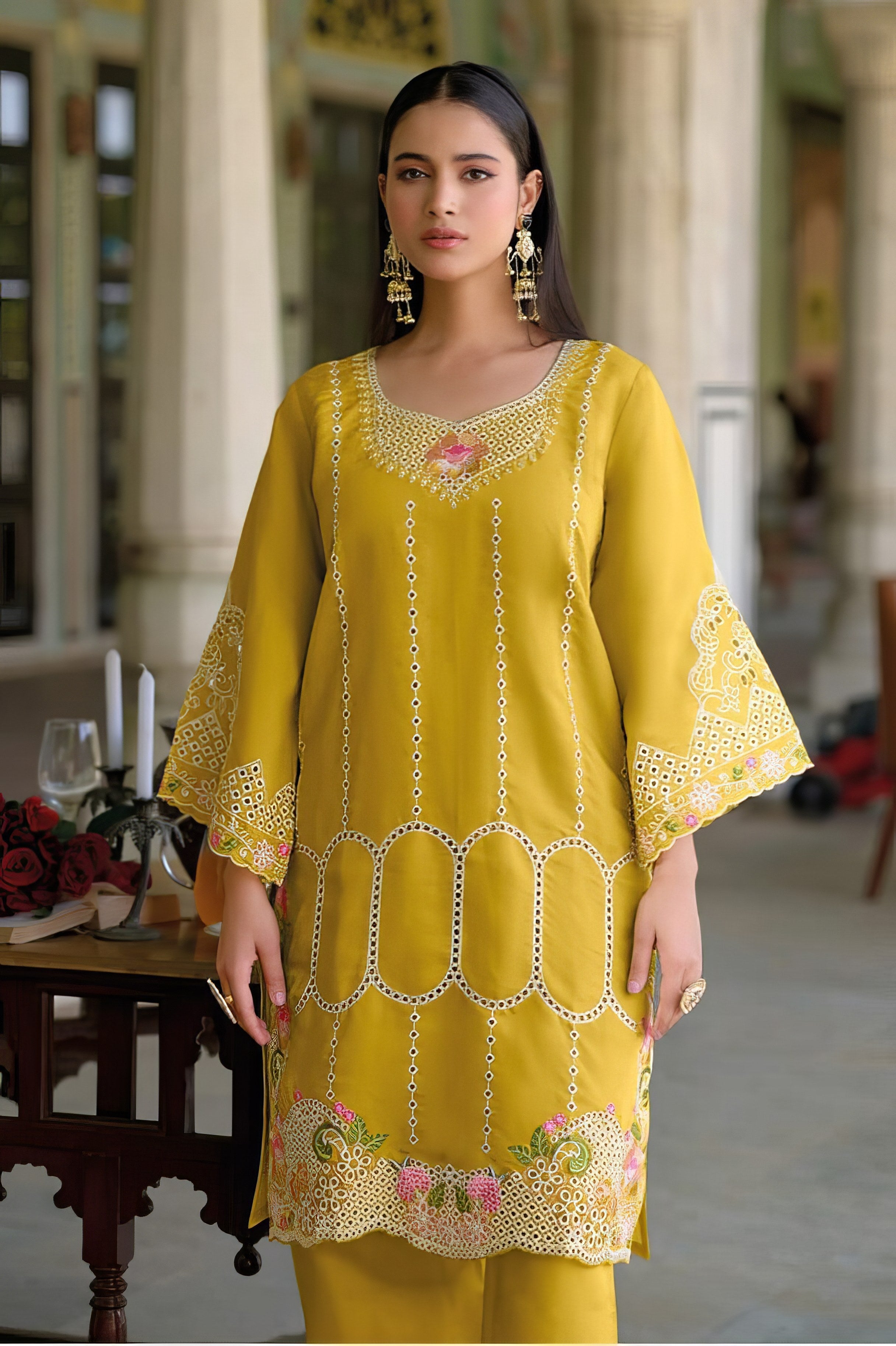 Roman Silk Ethnic Suit EAST0036