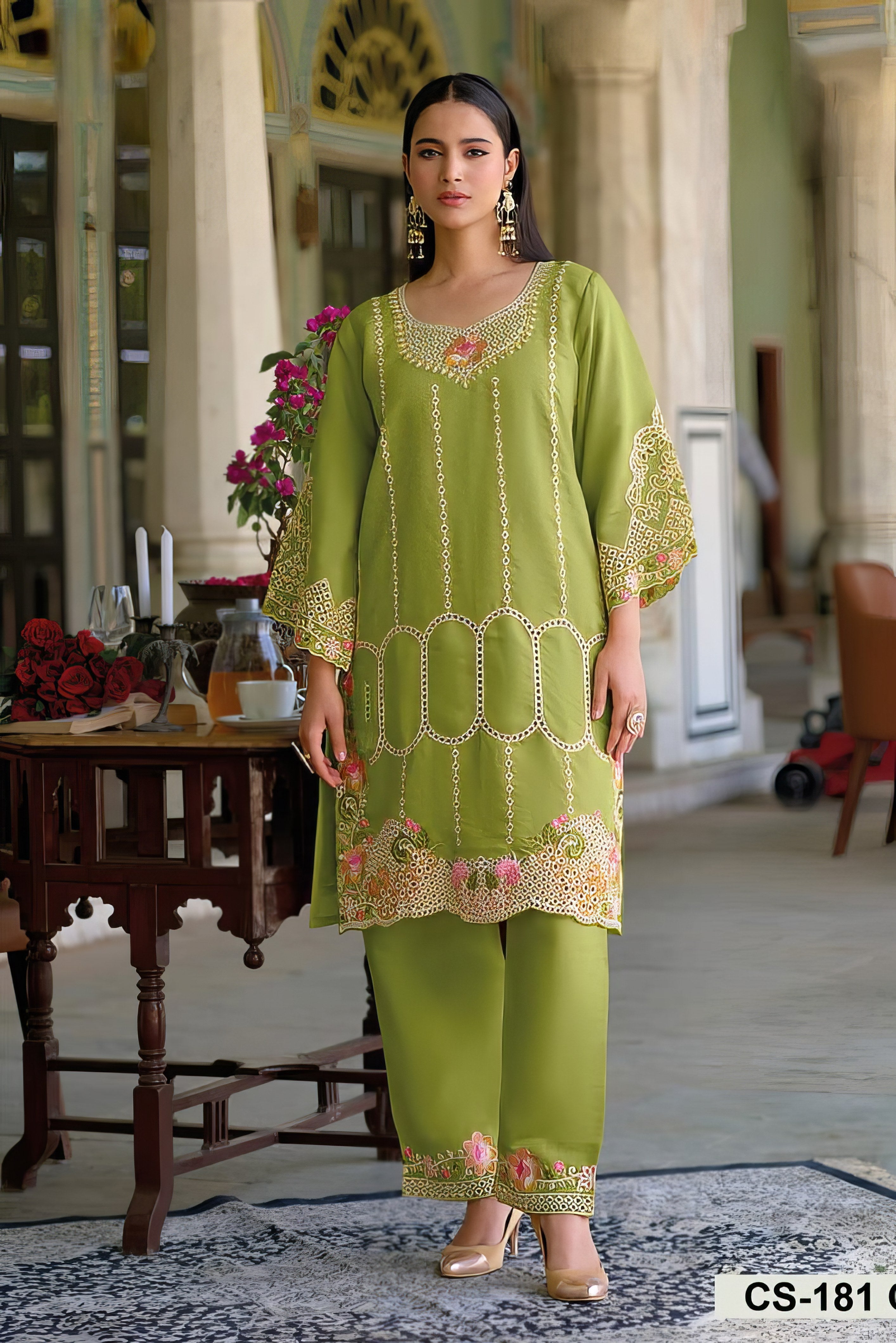 Roman Silk Ethnic Suit EAST0036