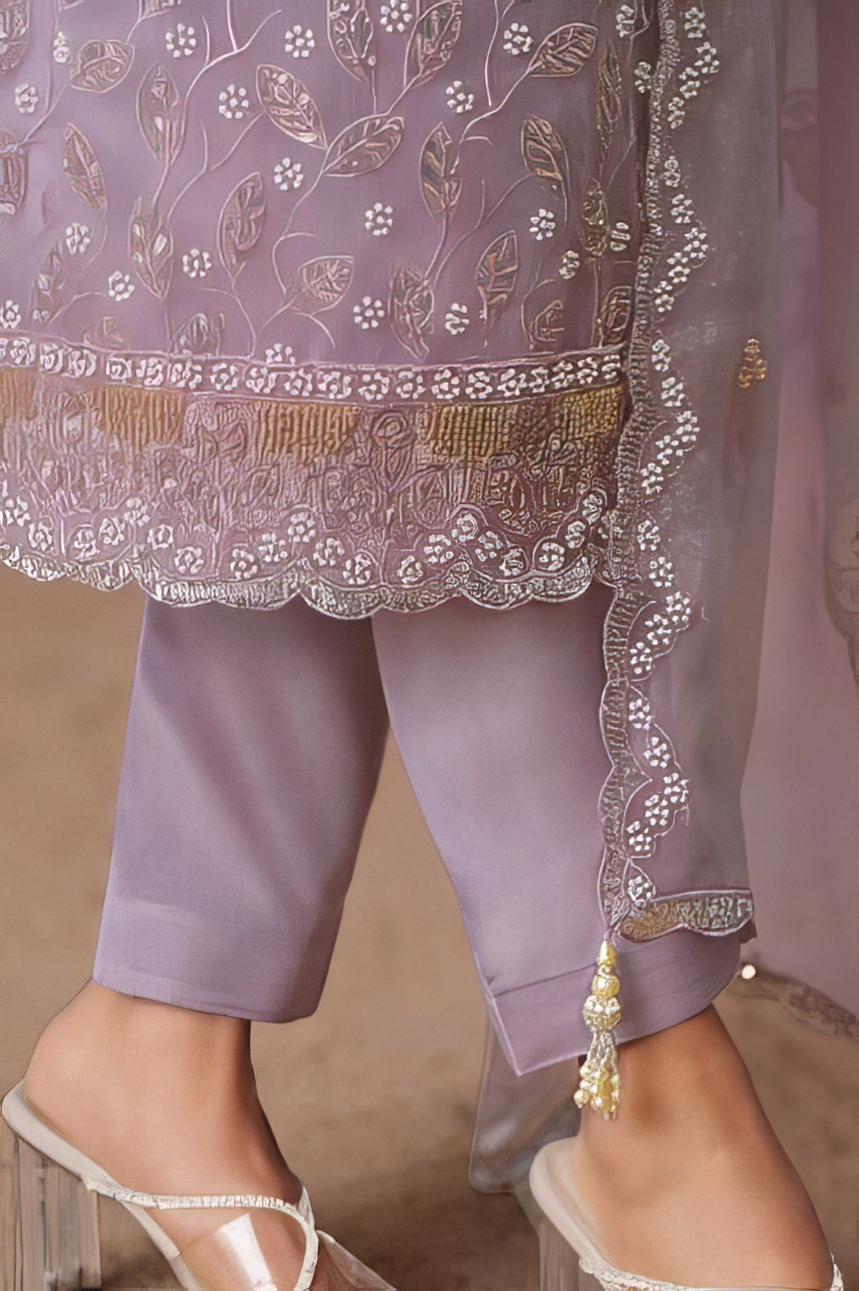 Chiffon Grace Ensemble Luxury Suit LXST0030