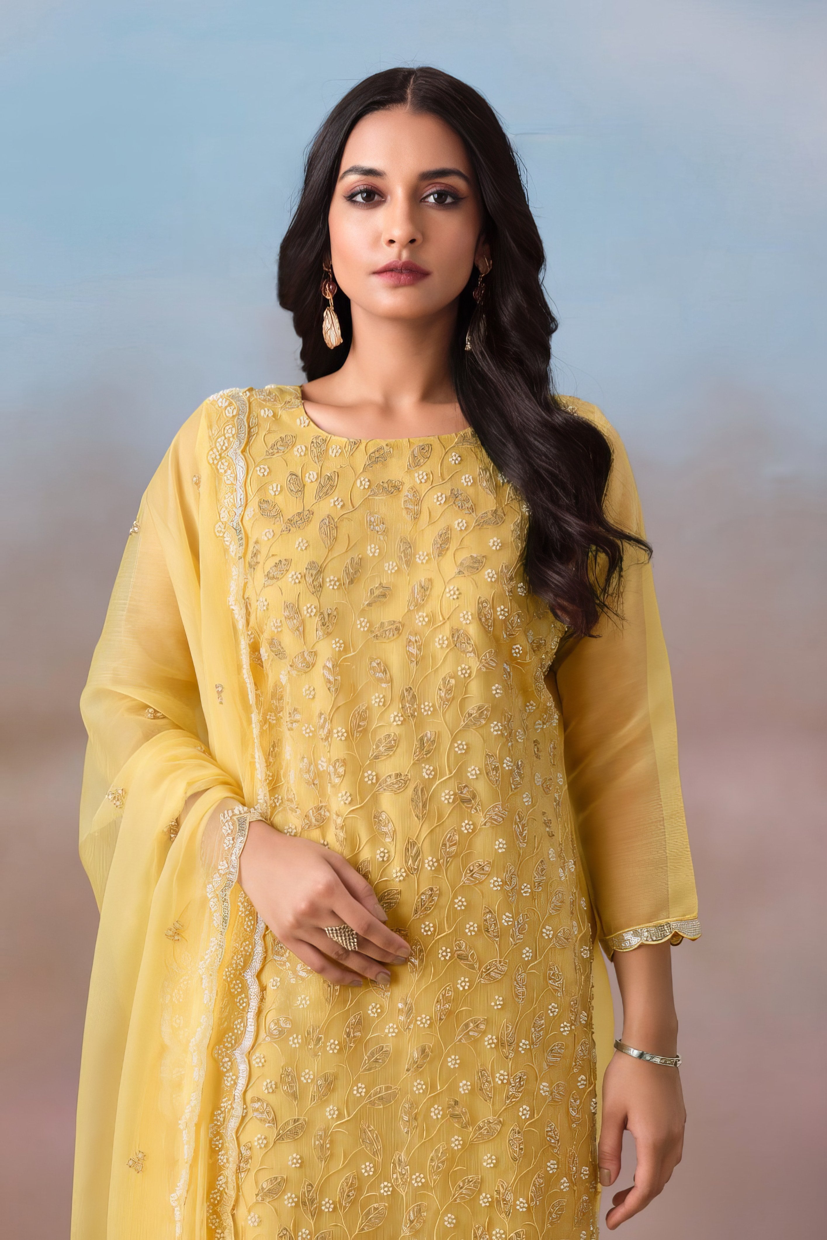 Chiffon Grace Ensemble Luxury Suit LXST0030