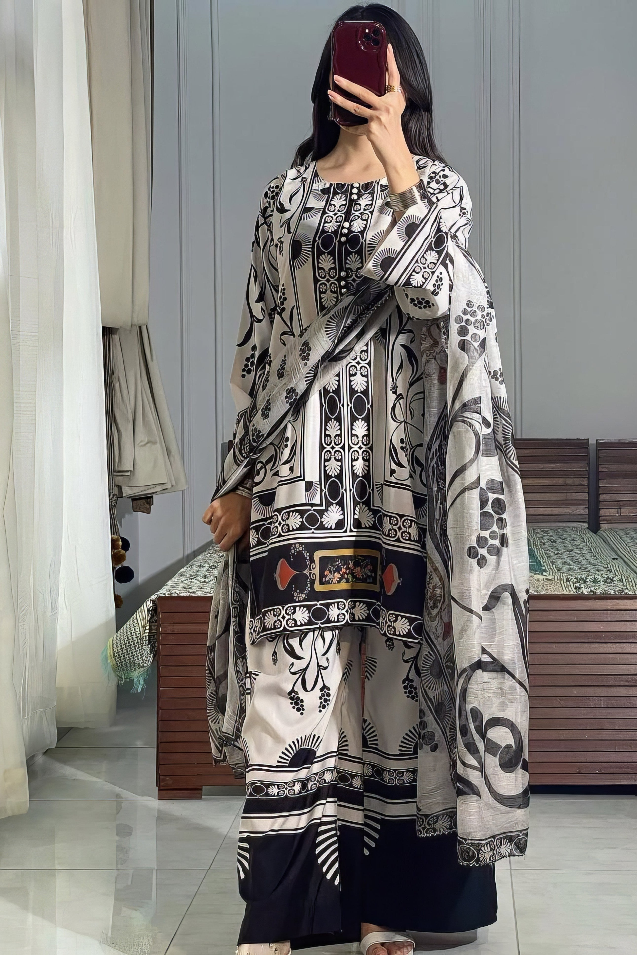 Crepe Essence Full Sleeve CO'ORD SET CD0017