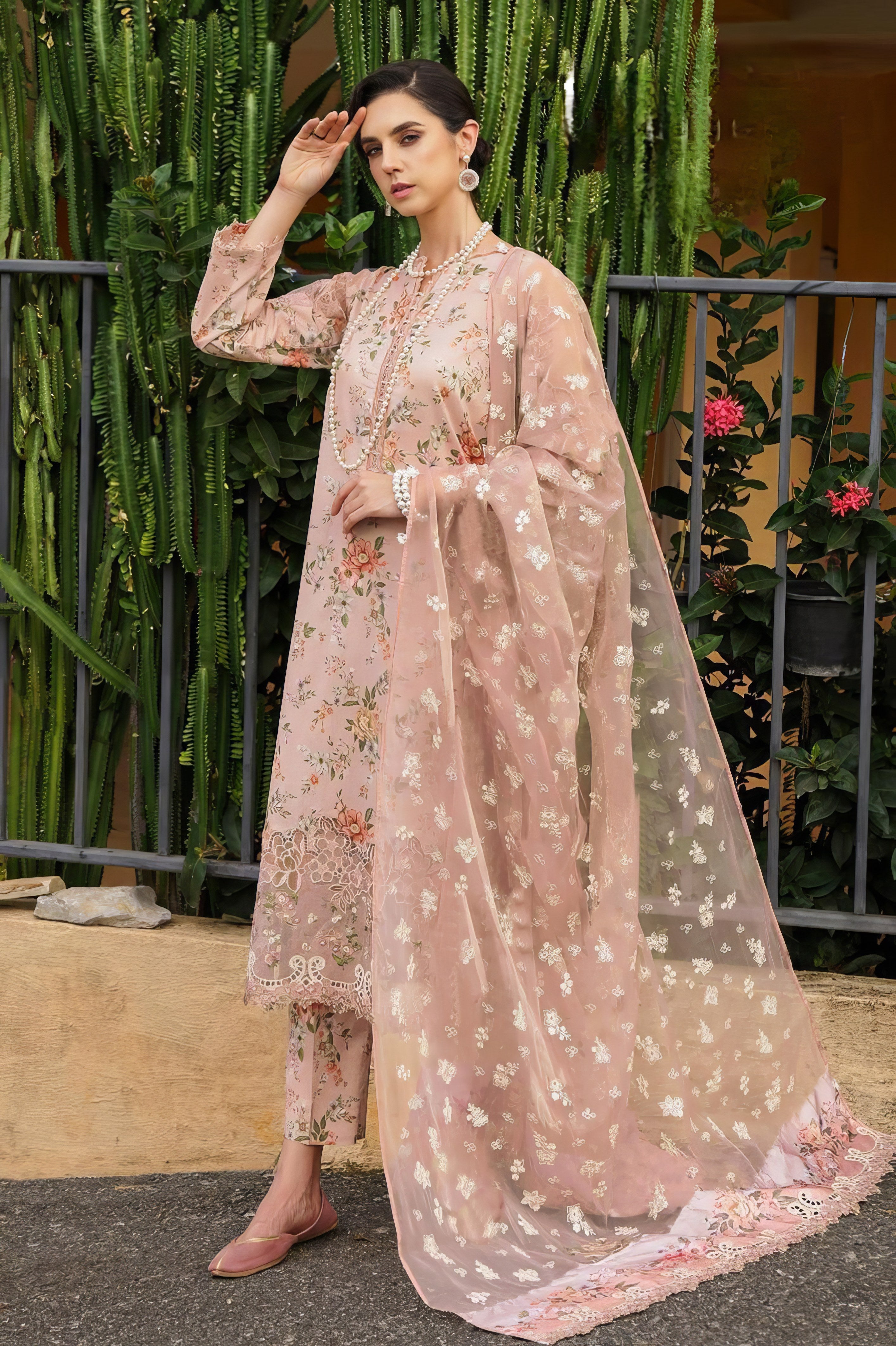 Gulnoor Pastel Luxury Suit LXST0026