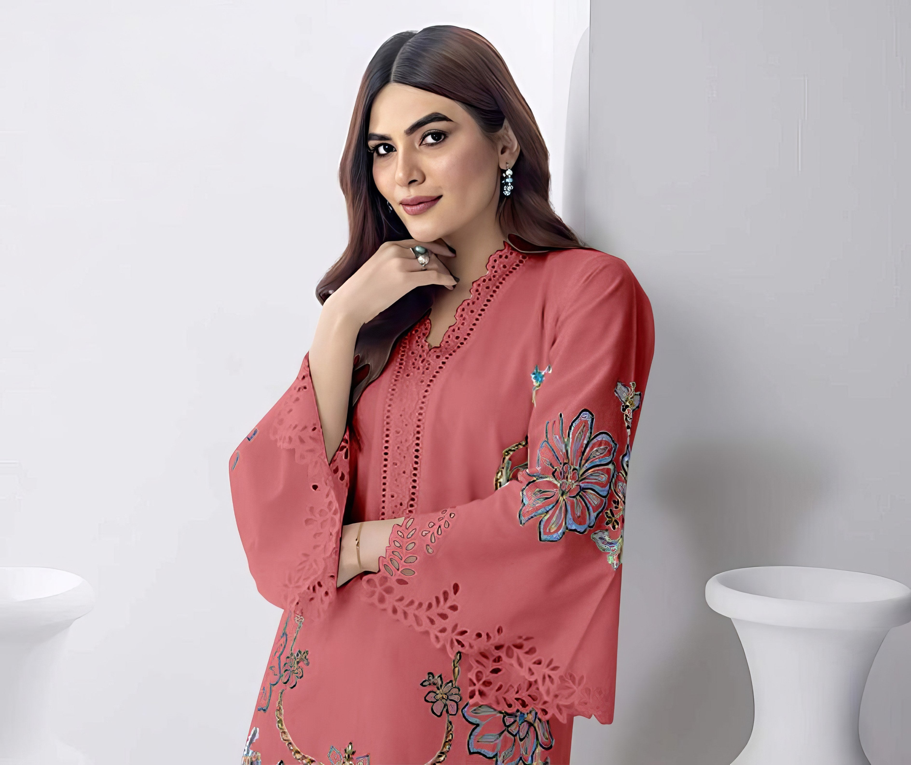Graceful Floral Beauty Pakistani Suit LXPK0054