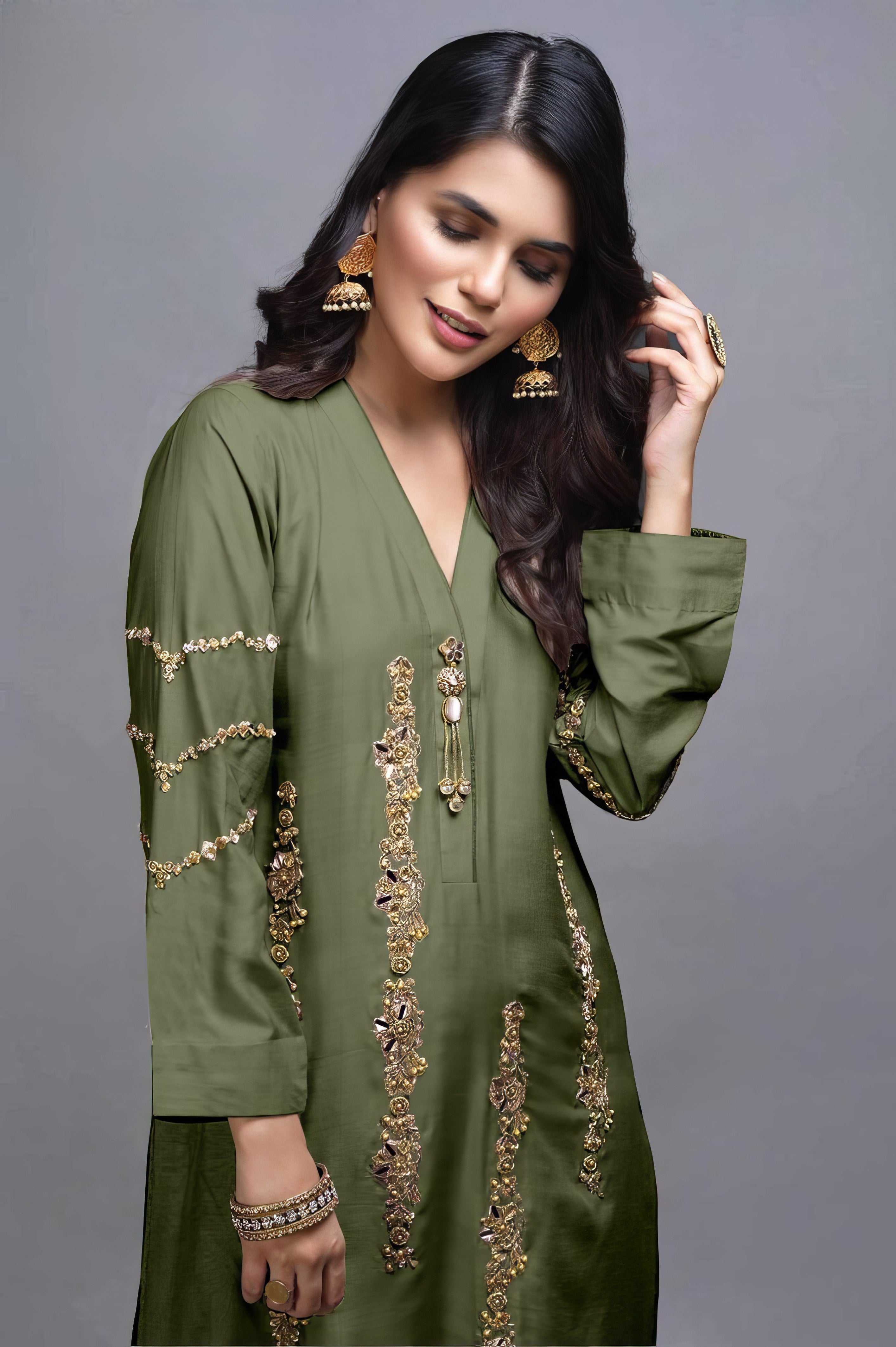 Gulnaar Blush +Pakistani Suit LXPK0061