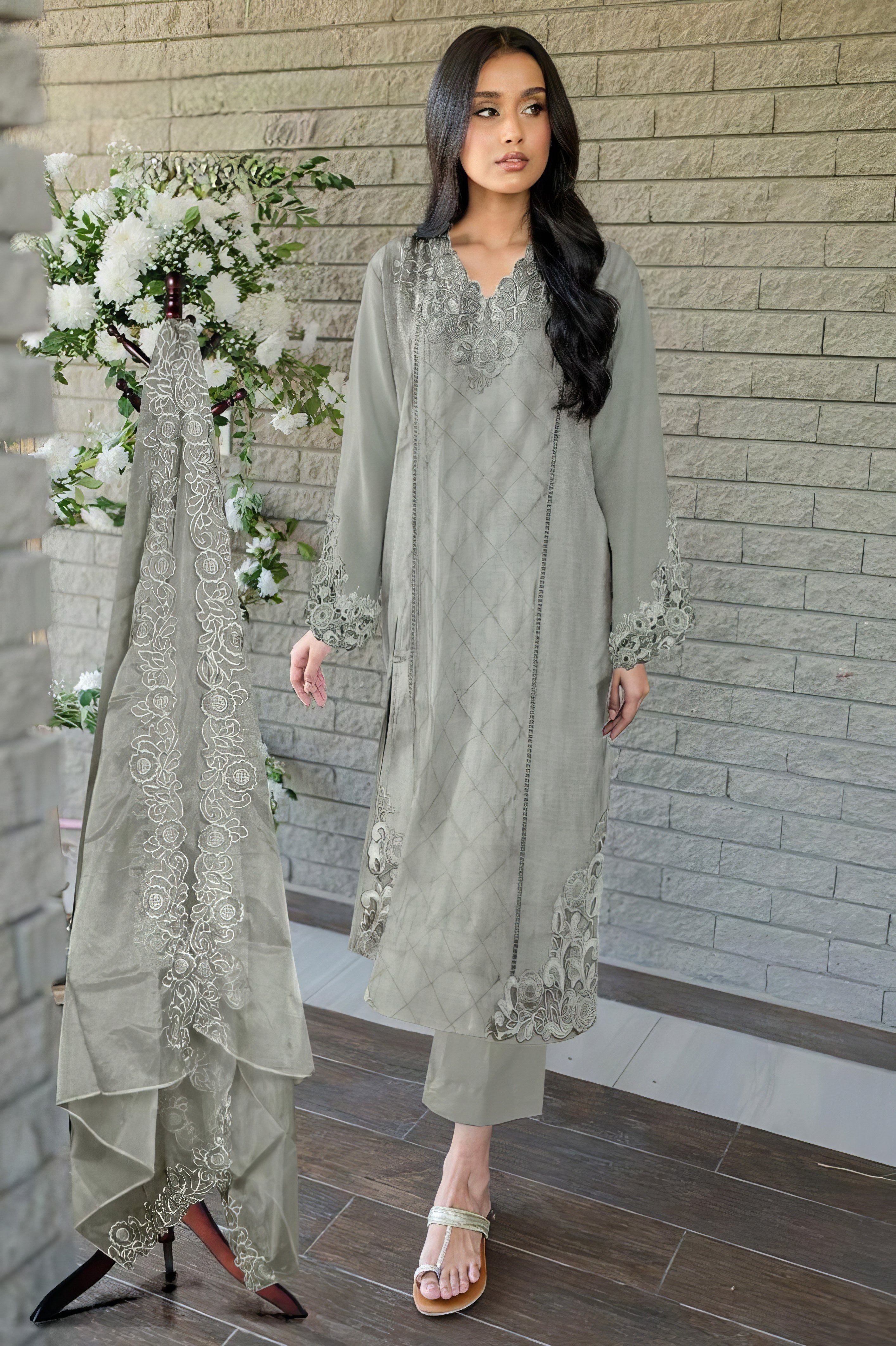 Velour Grace Embroidered Pakistani Suit LXPK0062