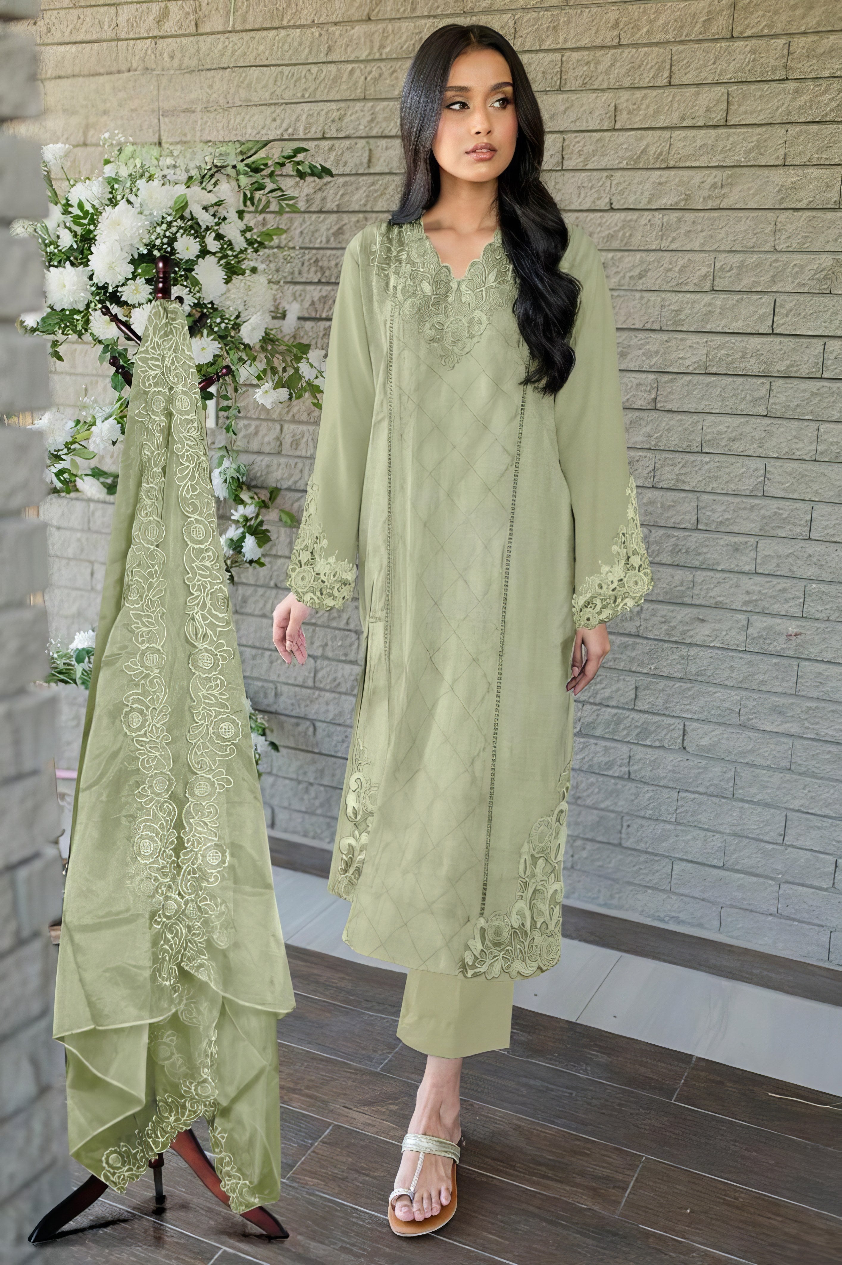 Velour Grace Embroidered Pakistani Suit LXPK0062