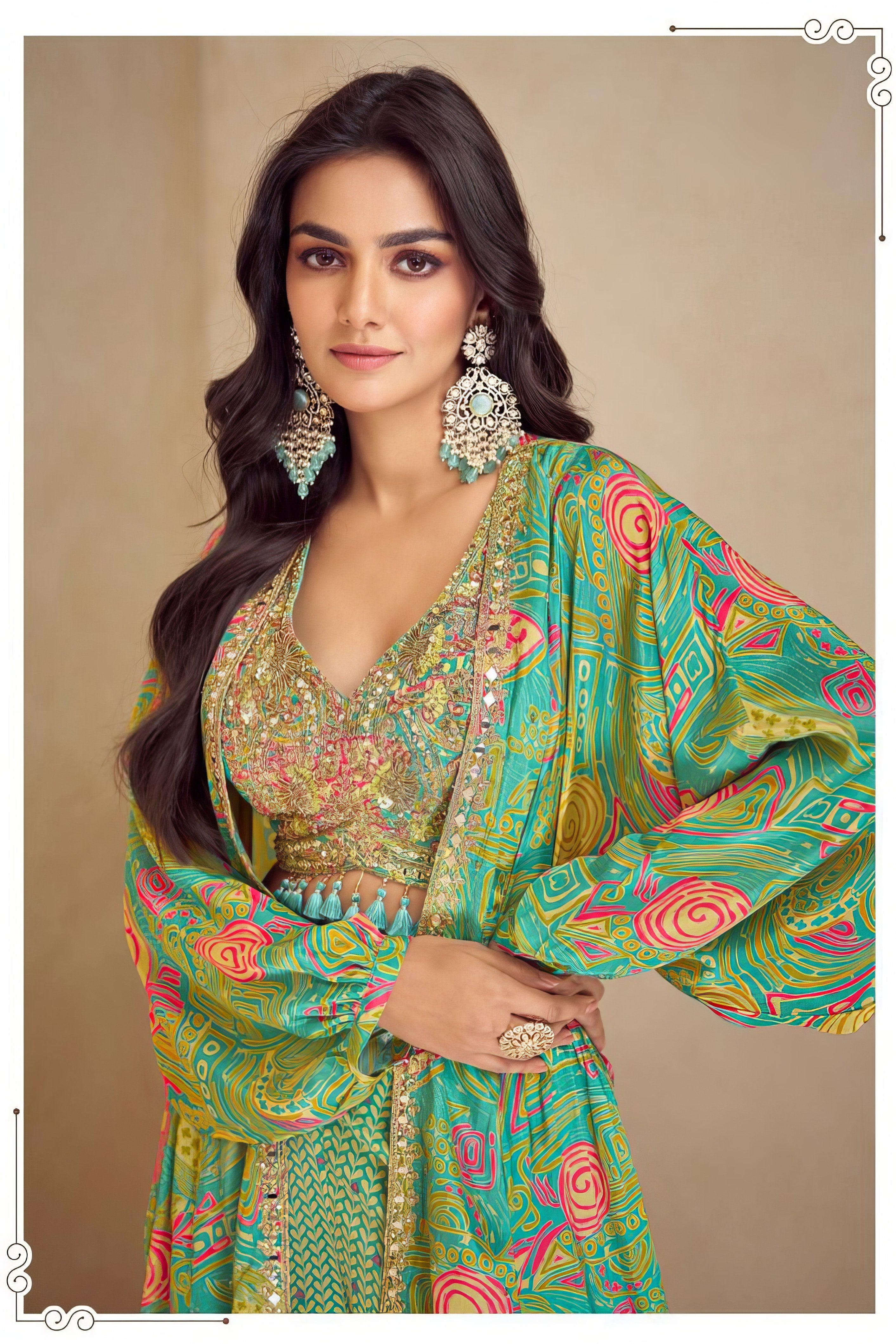 The Digital Bloom Premium Sharara LXSR0060