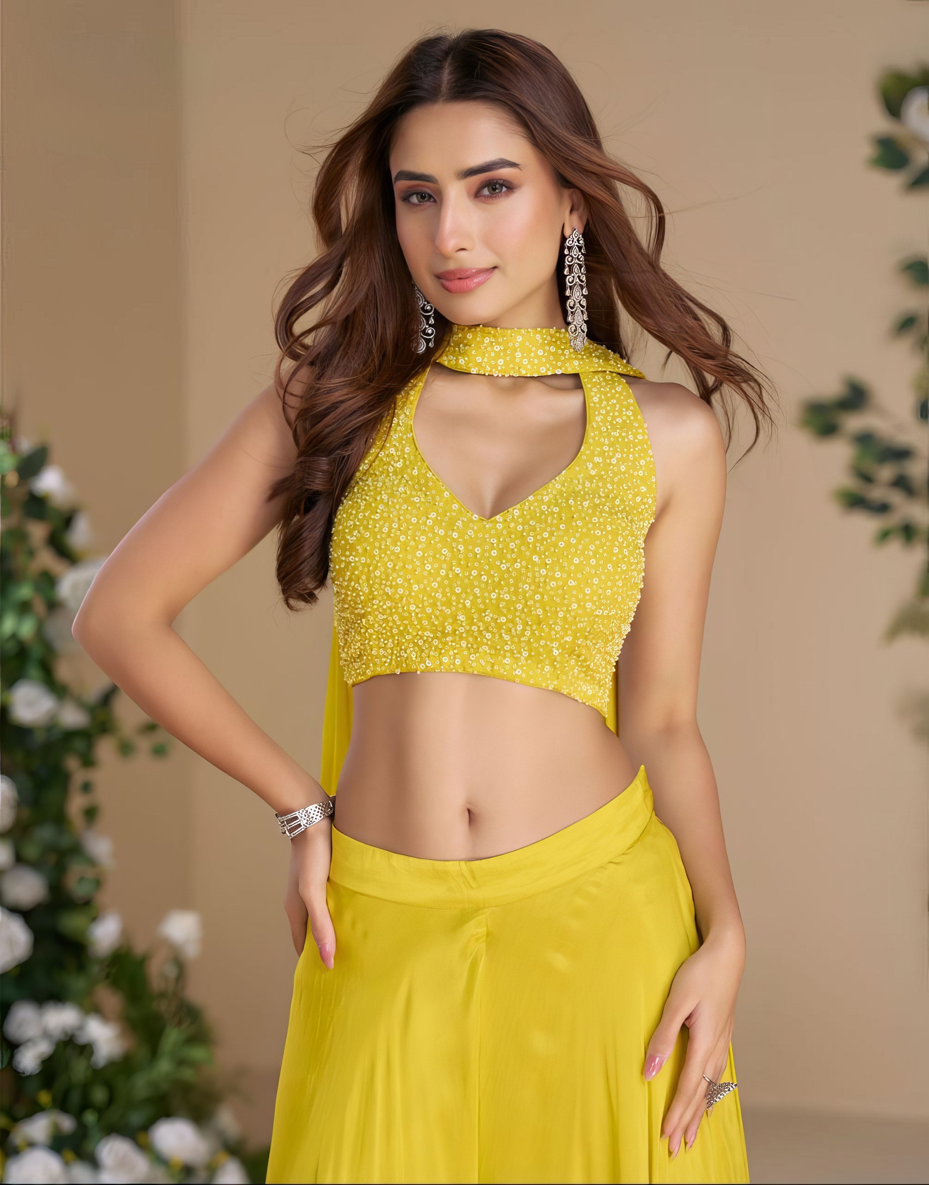 Sunshine Glow Premium Sharara LXSR0065