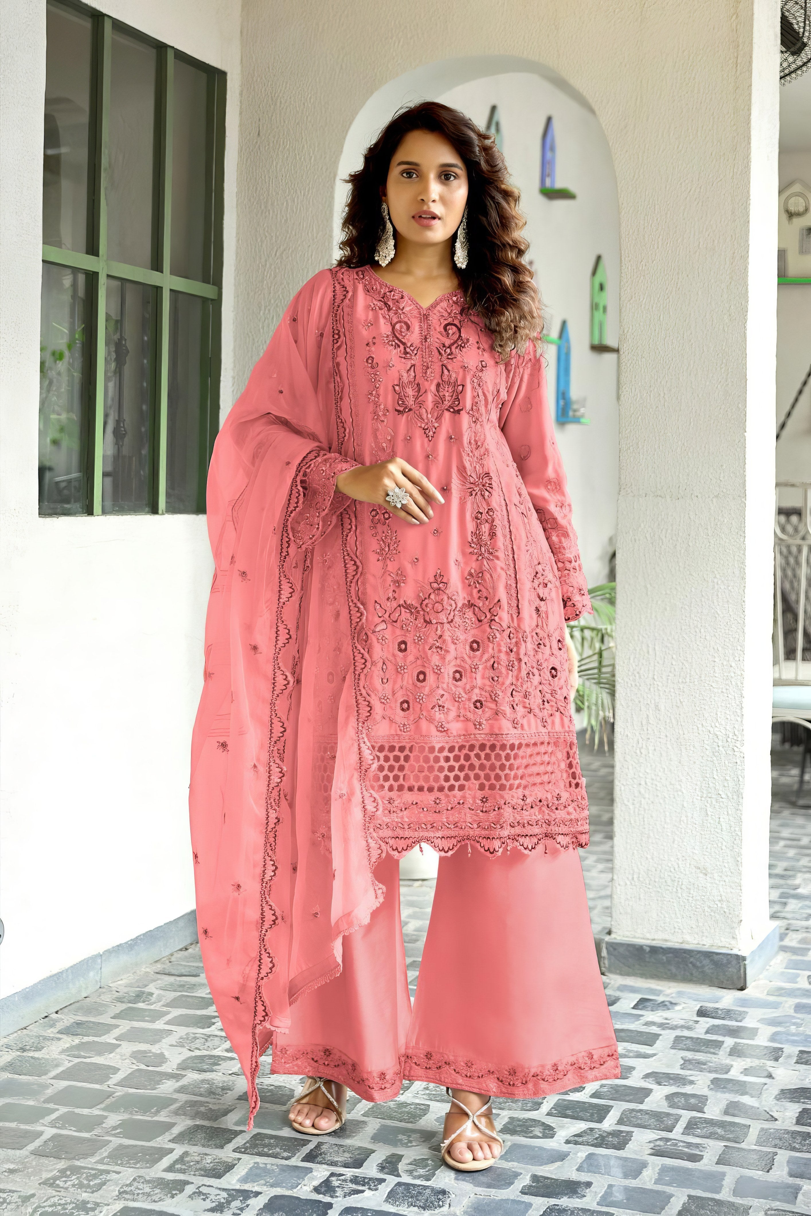 Full Embroidered Premium Pakistani Suit LXPK0097