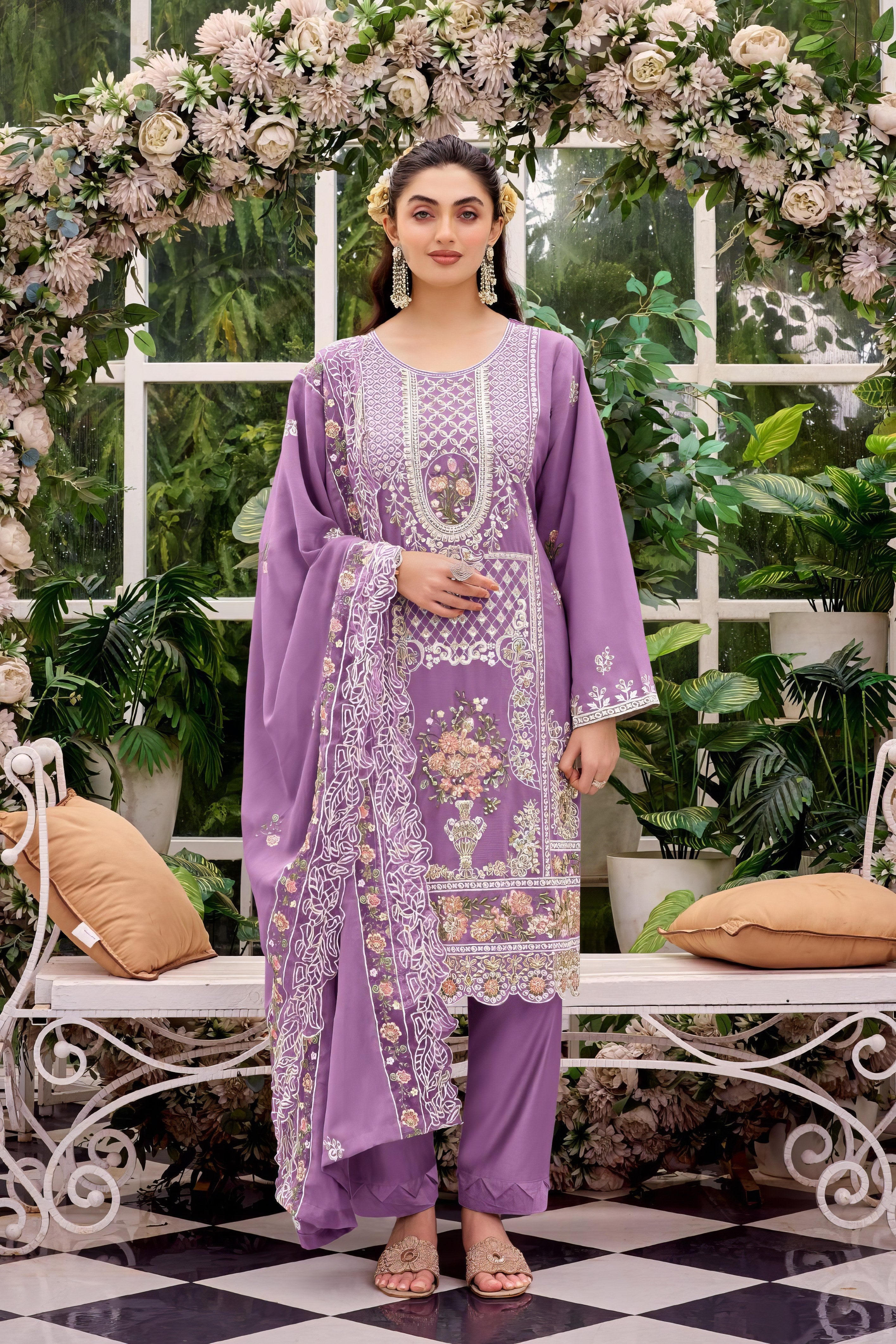 Chiffon Fab Premium Pakistani Suit LXPK0096