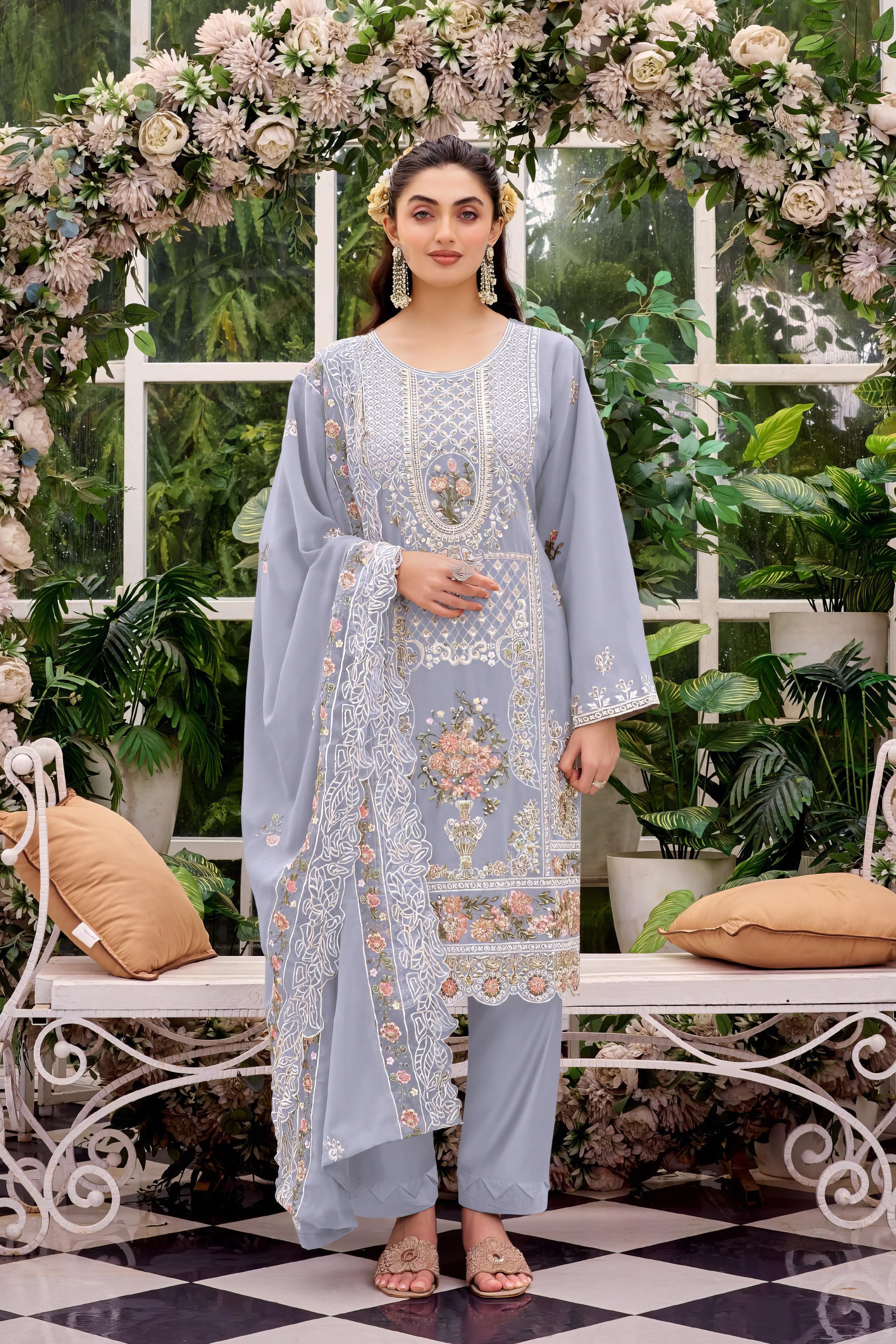 Chiffon Fab Premium Pakistani Suit LXPK0096