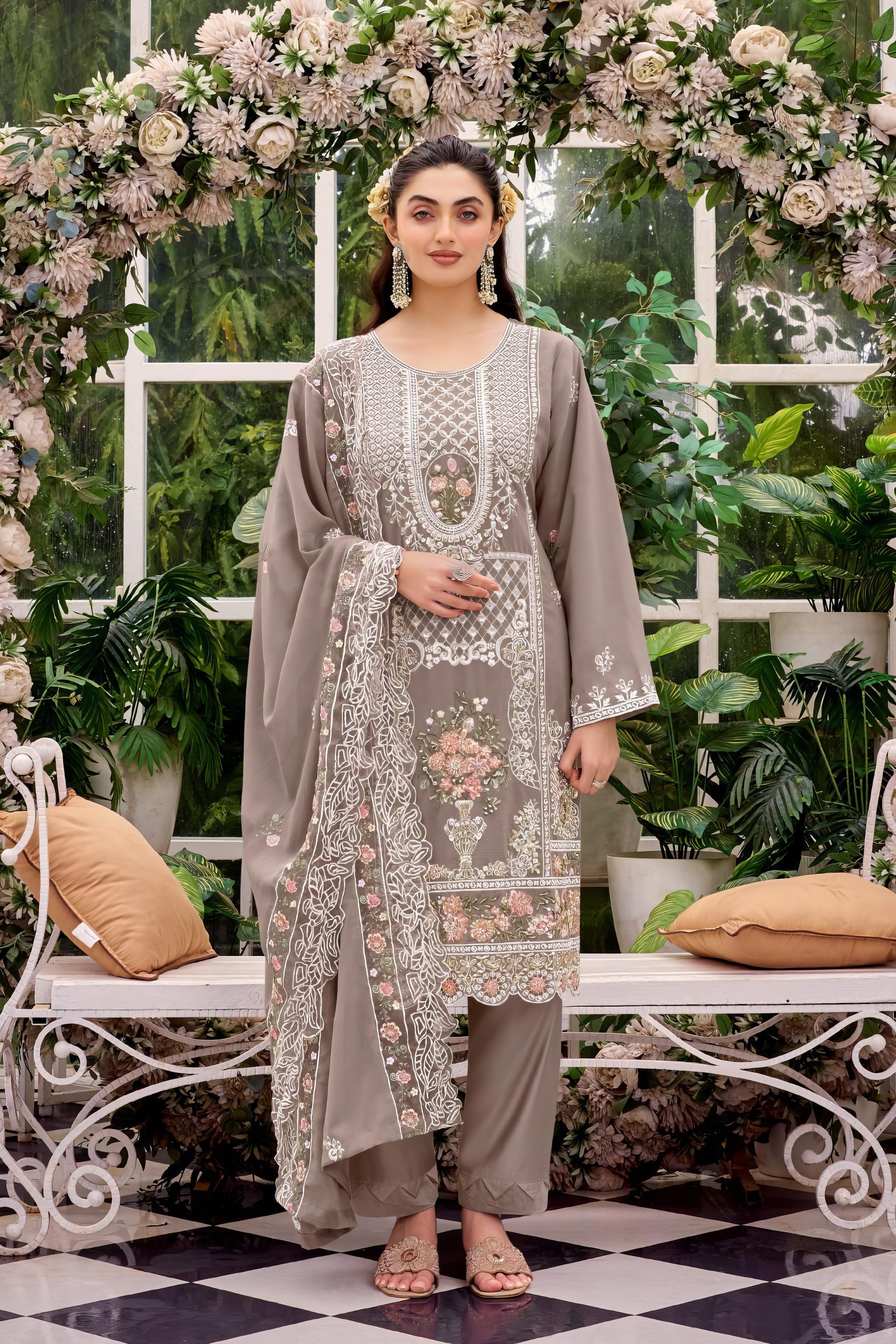 Chiffon Fab Premium Pakistani Suit LXPK0096