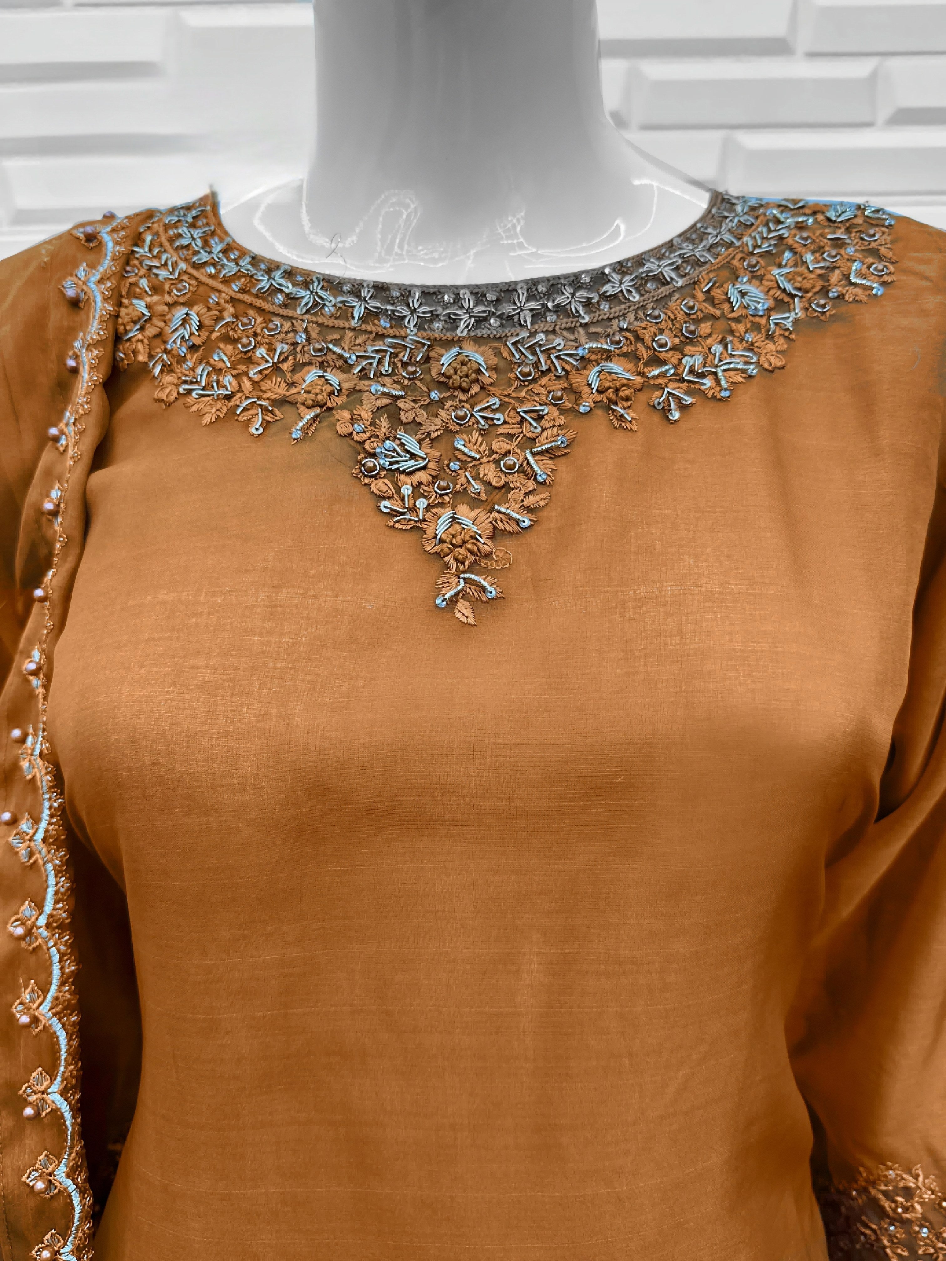Pearl Mist Organza Set Pakistani Suit EAPK0061