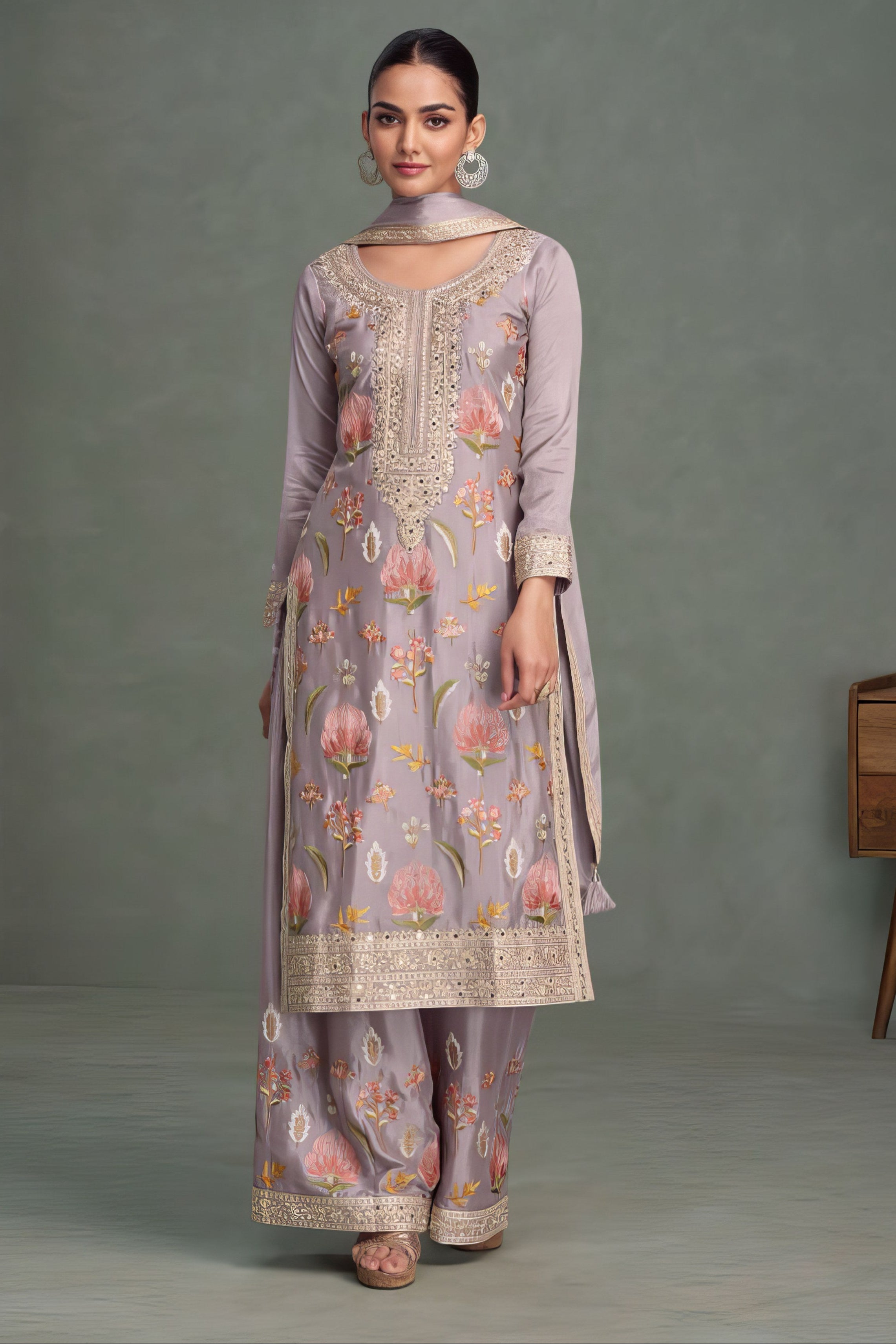 Embroidered Premium Sharara Suit LXSR0081