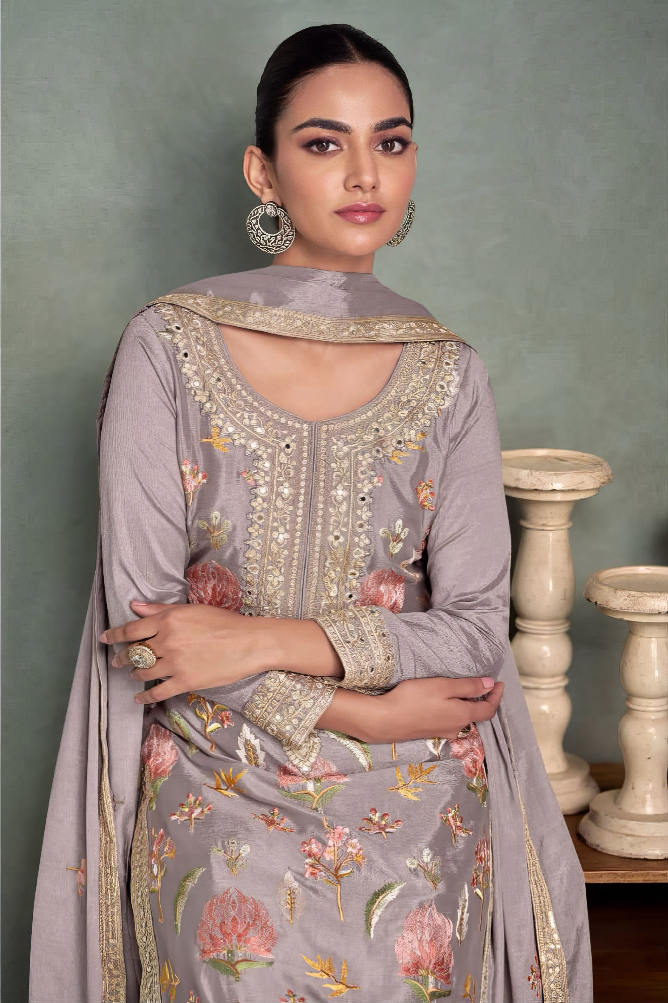Embroidered Premium Sharara Suit LXSR0081
