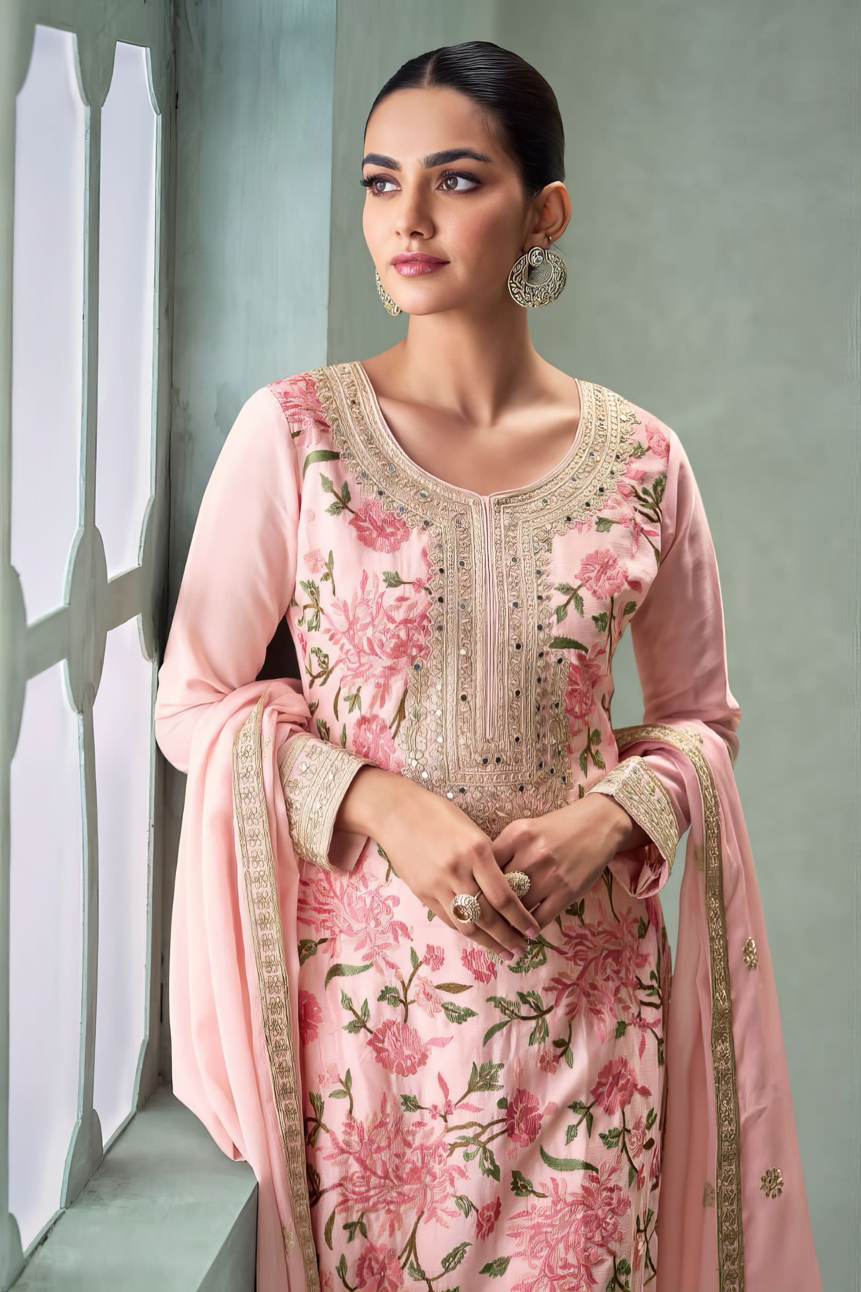Embroidered Premium Sharara Suit LXSR0081