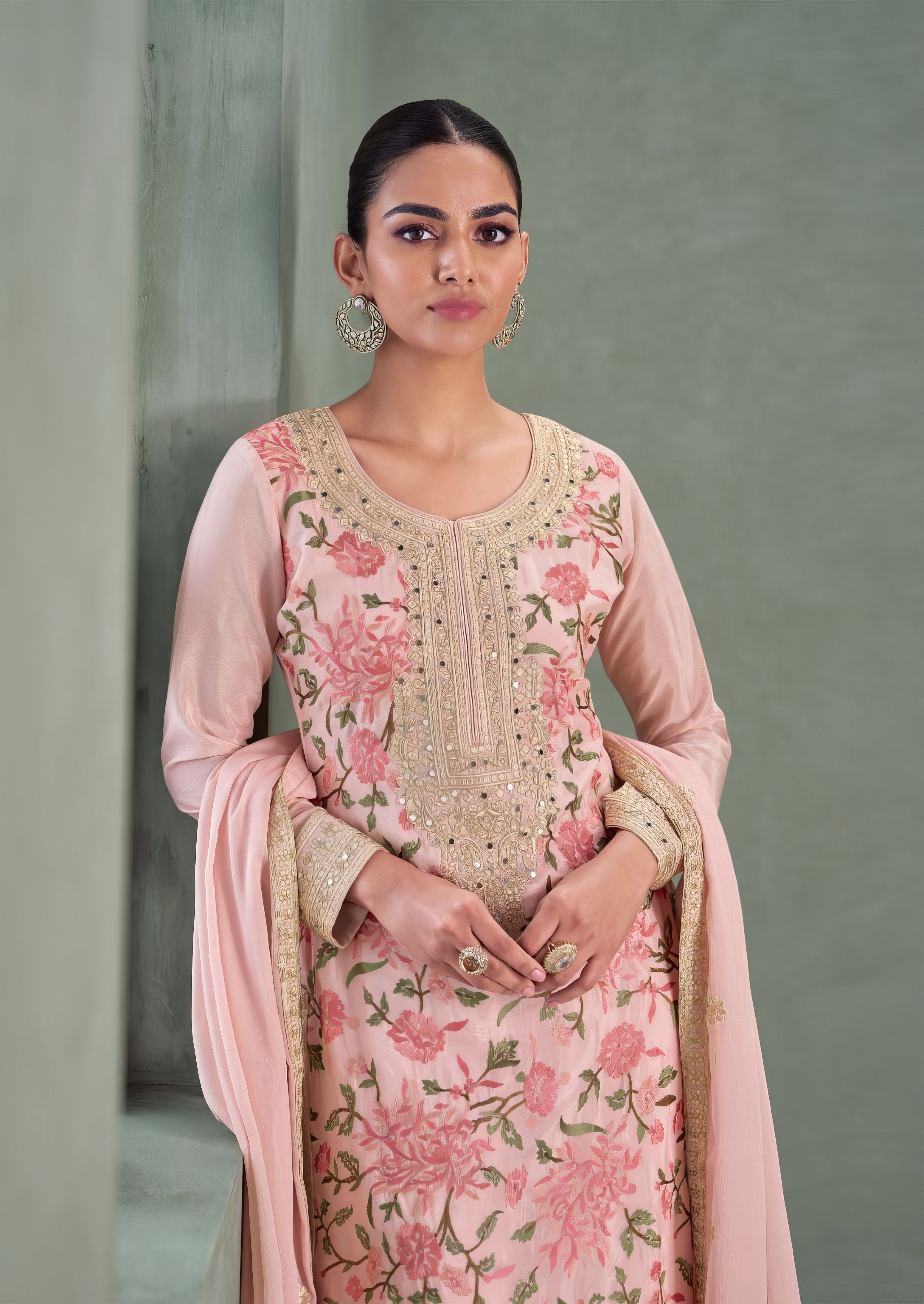 Embroidered Premium Sharara Suit LXSR0081