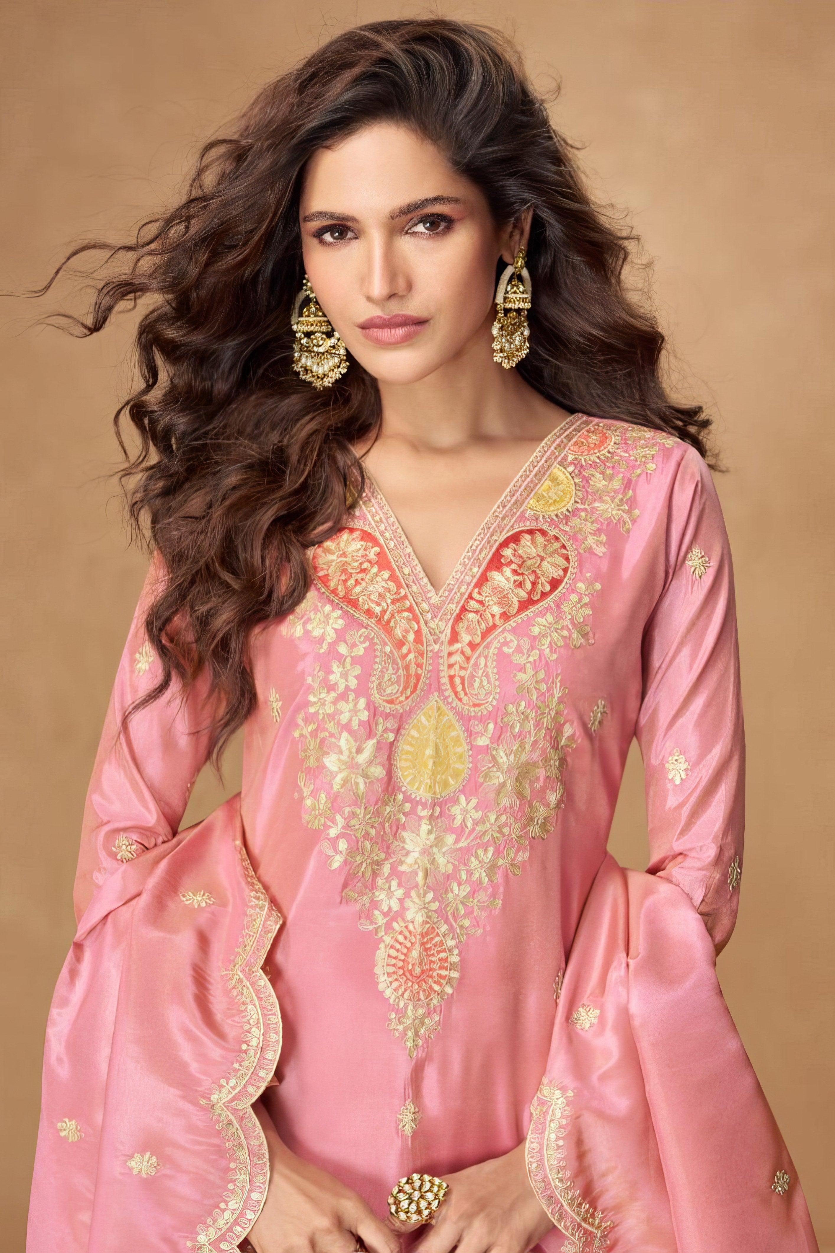 Embroidered Elegance Sharara Suit LXSR0082