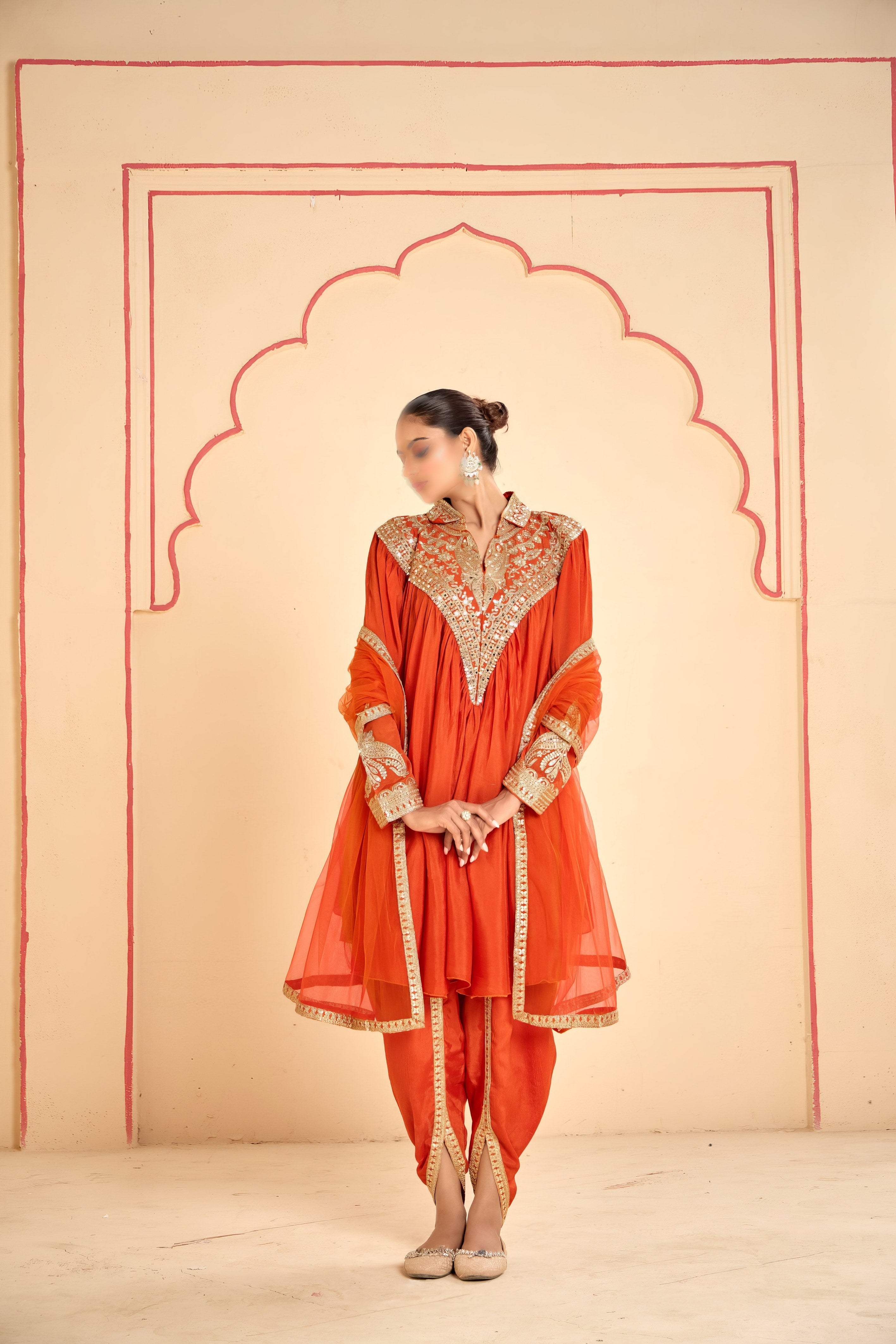 Zehra Digital Bloom Luxury Suit LXST0057