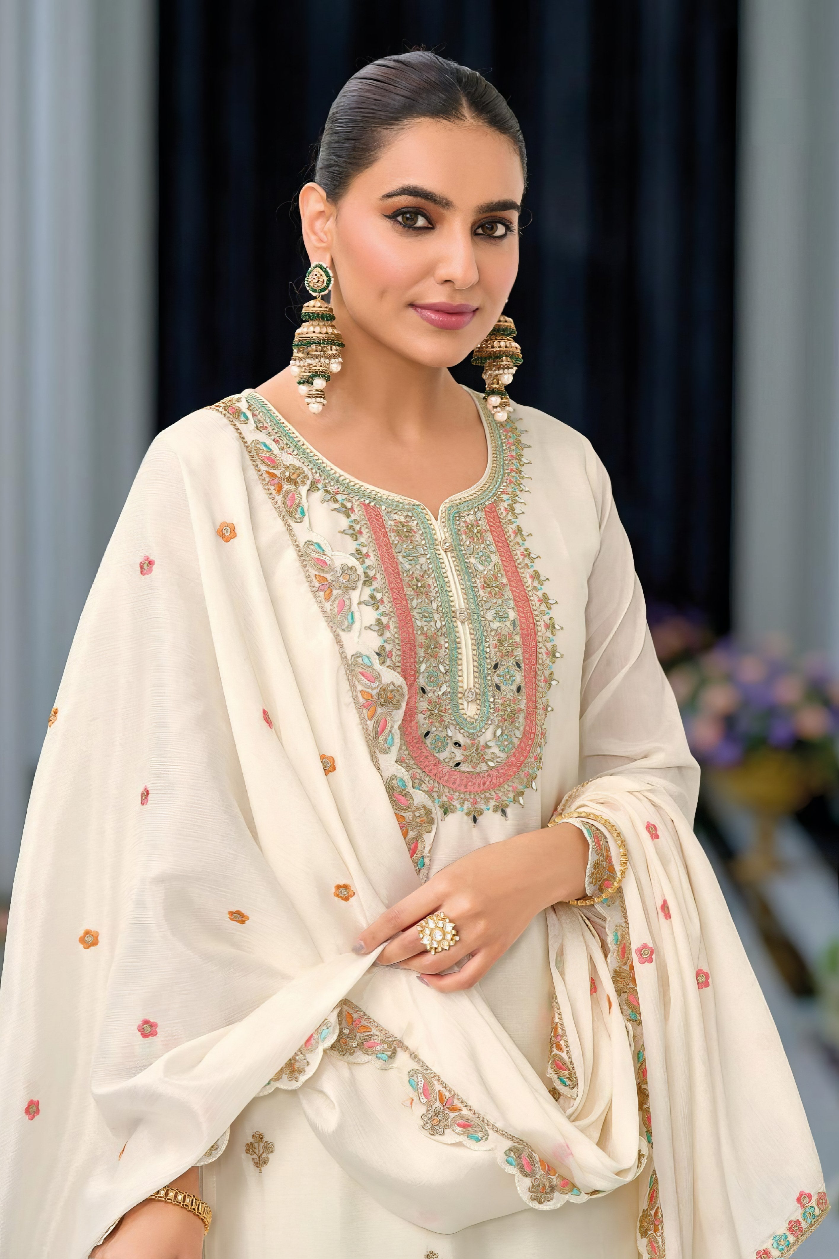 Embroidered Elegance Sharara LXSR0094