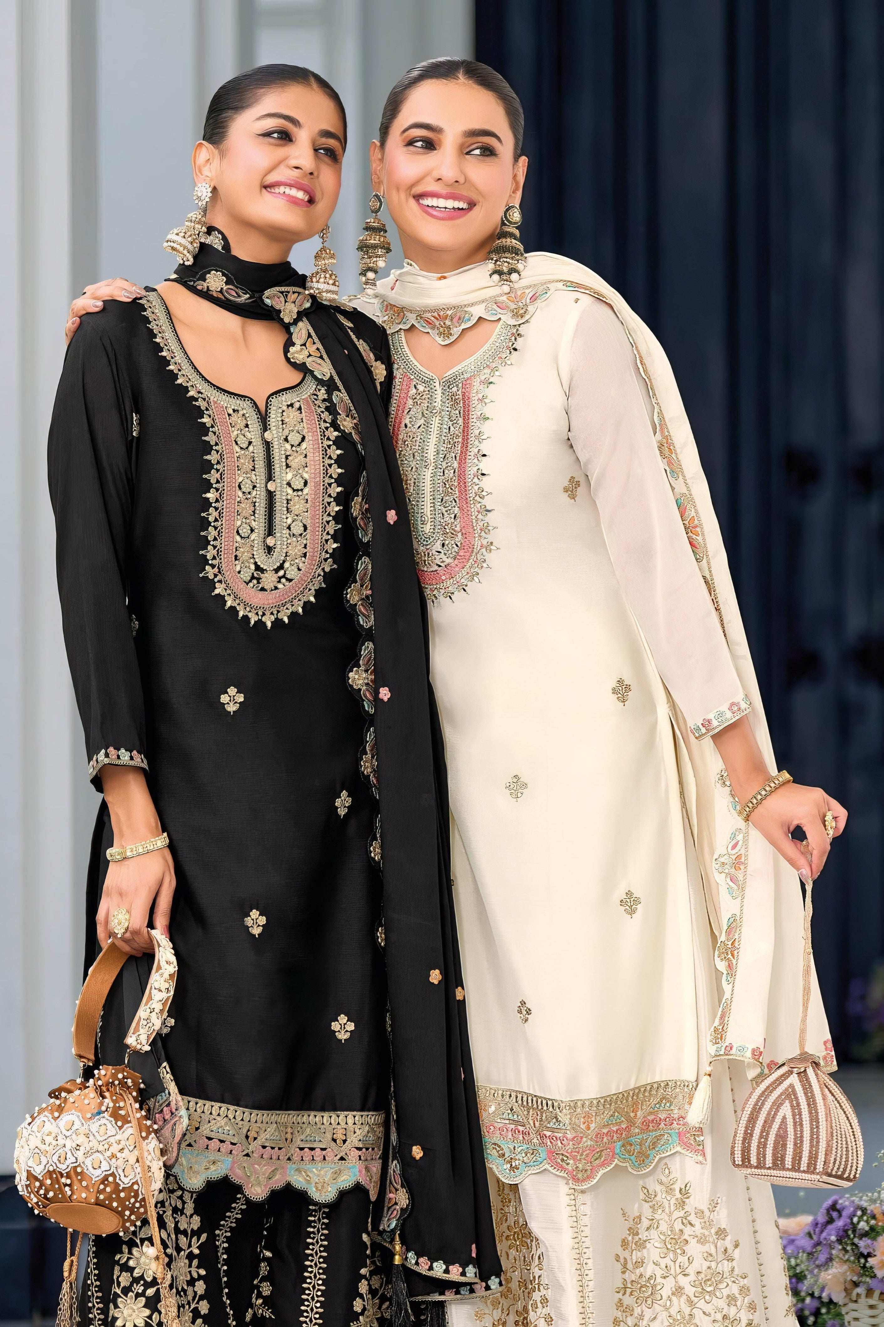 Embroidered Elegance Sharara LXSR0094