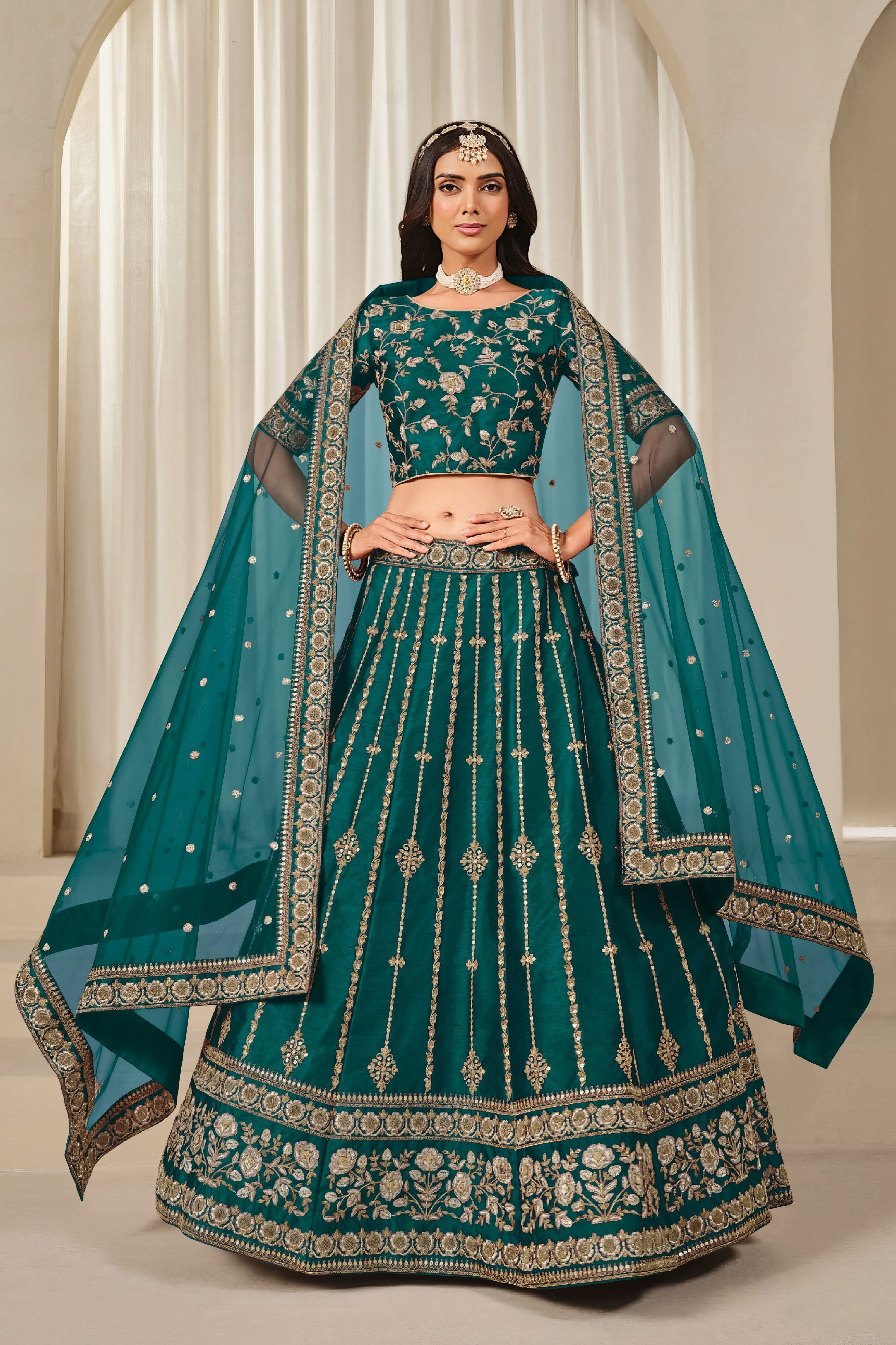 Aarvi Art Silk Lehenga LXLG0027