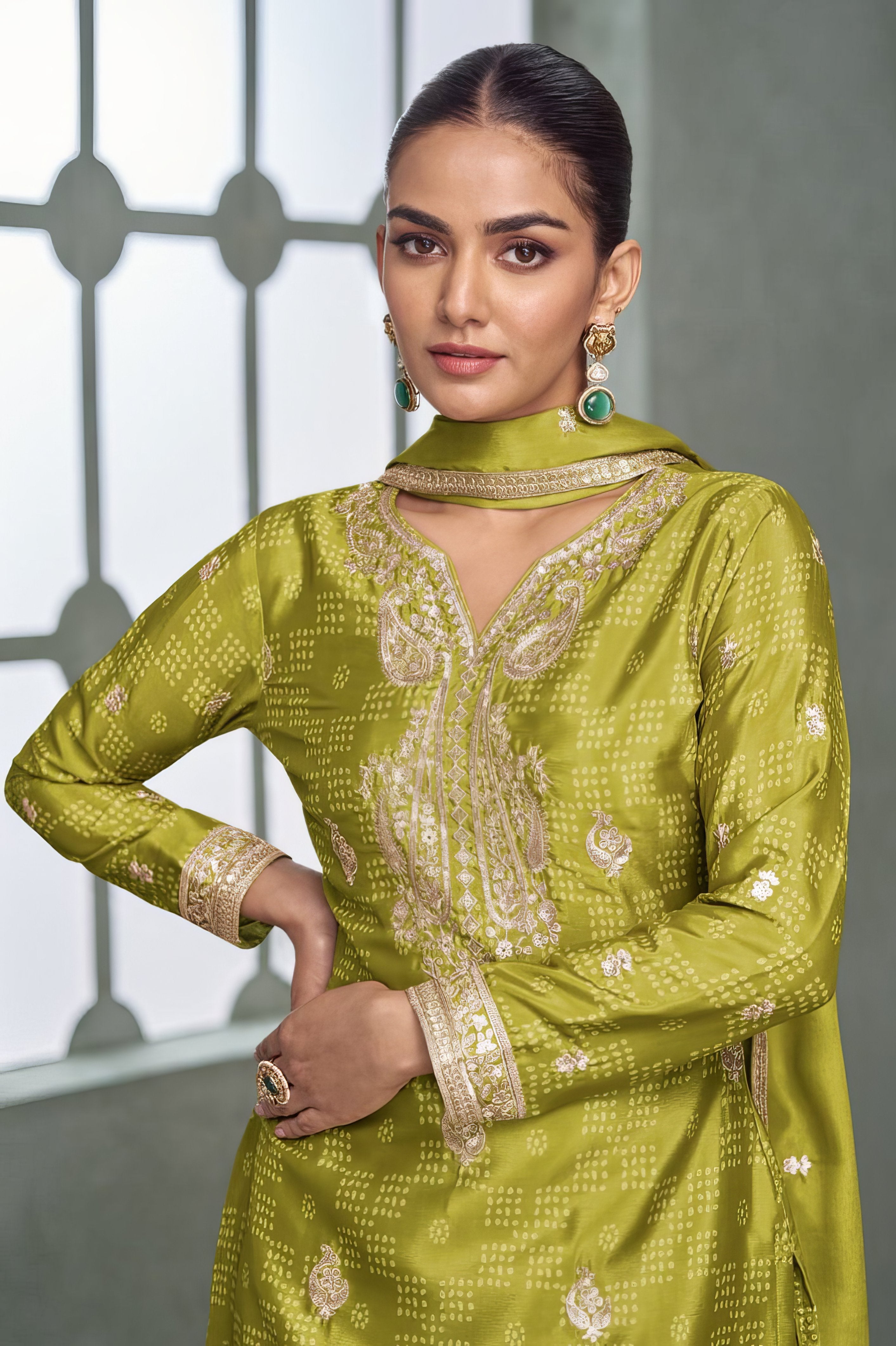 Chinon Fab Premium Sharara Set LXSR0106