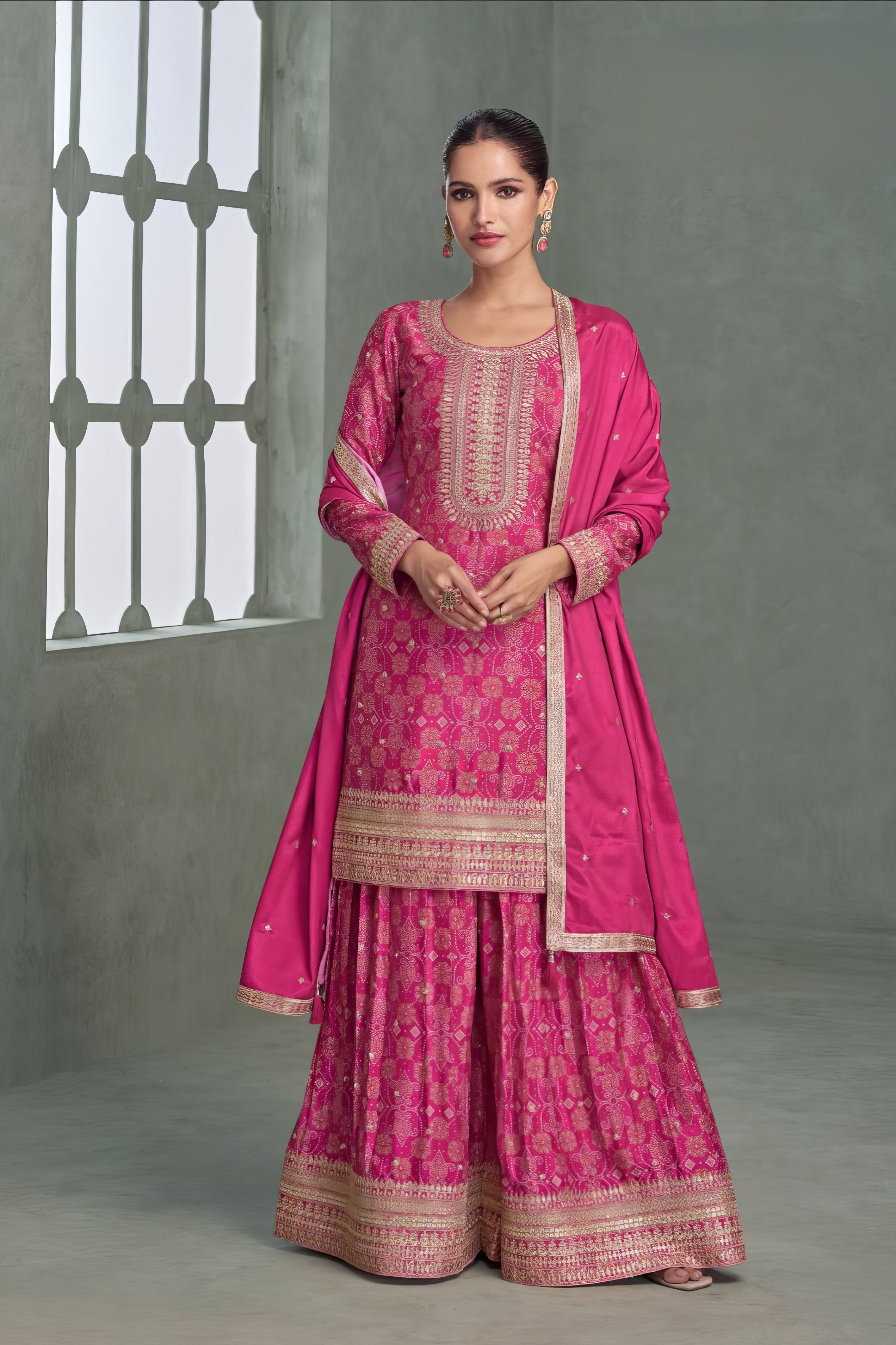 Chinon Fab Premium Sharara Set LXSR0106
